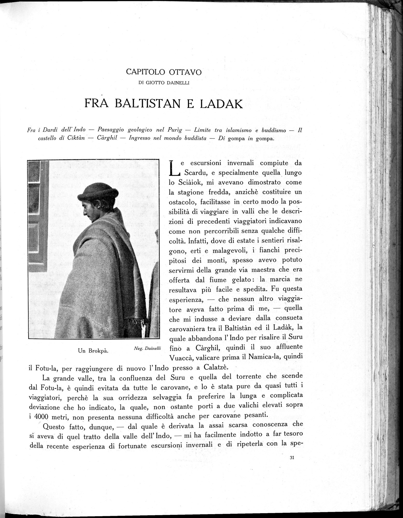 Storia della Spedizione Scientifica Italiana nel Himàlaia, Caracorùm e Turchestàn Cinese(1913-1914) : vol.1 / 285 ページ（白黒高解像度画像）