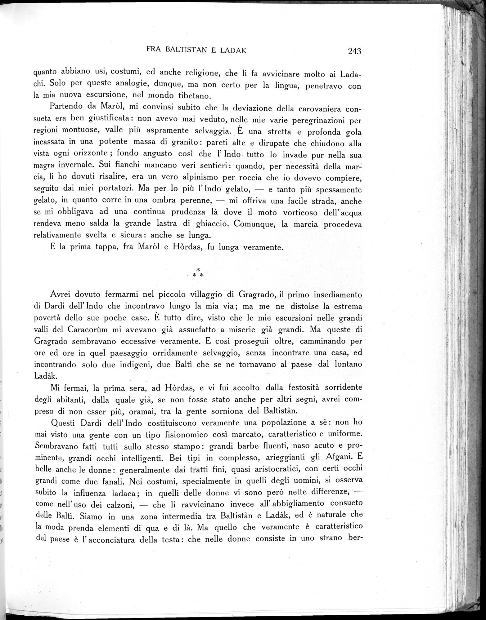 Storia della Spedizione Scientifica Italiana nel Himàlaia, Caracorùm e Turchestàn Cinese(1913-1914) : vol.1 / Page 287 (Grayscale High Resolution Image)
