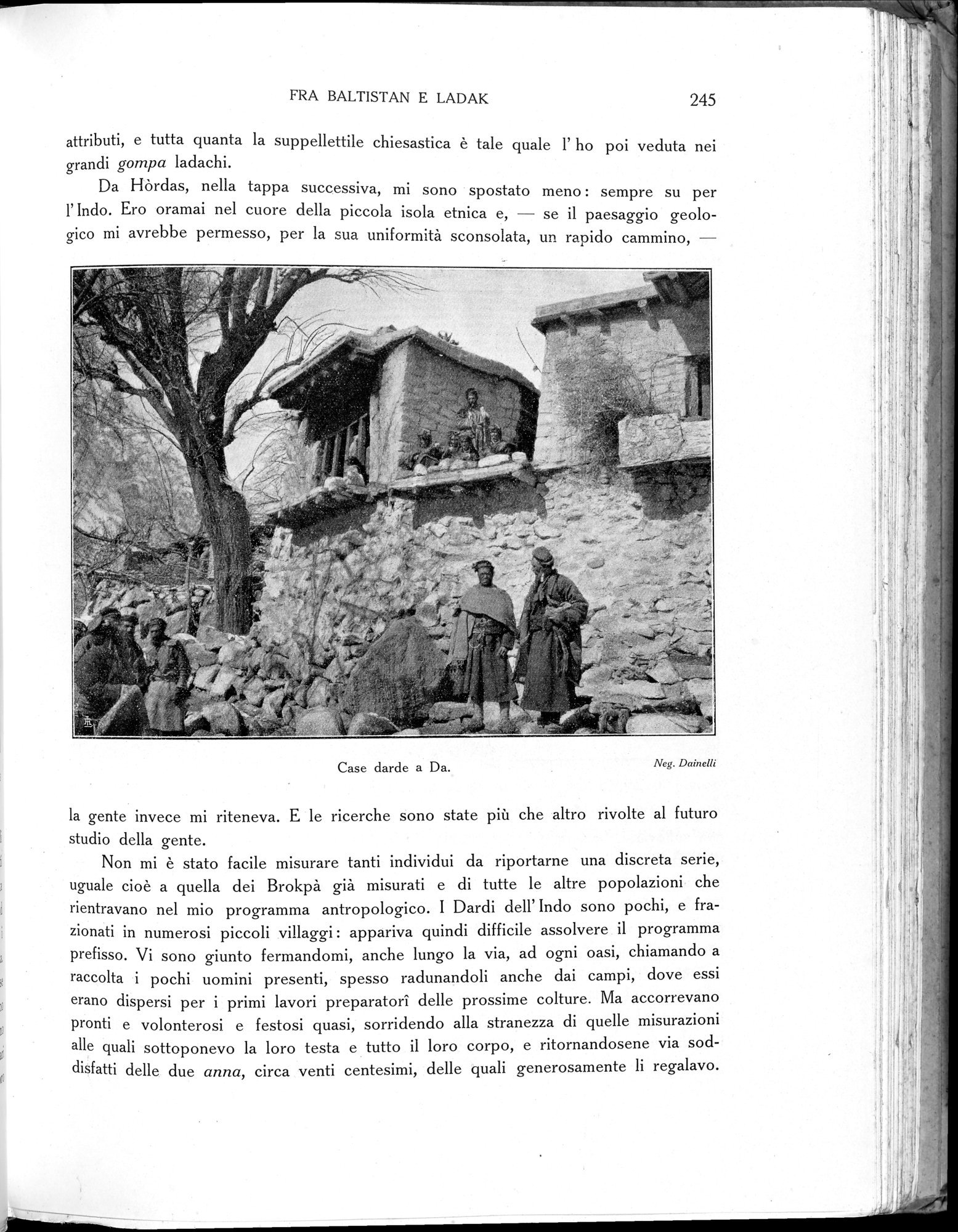 Storia della Spedizione Scientifica Italiana nel Himàlaia, Caracorùm e Turchestàn Cinese(1913-1914) : vol.1 / 289 ページ（白黒高解像度画像）