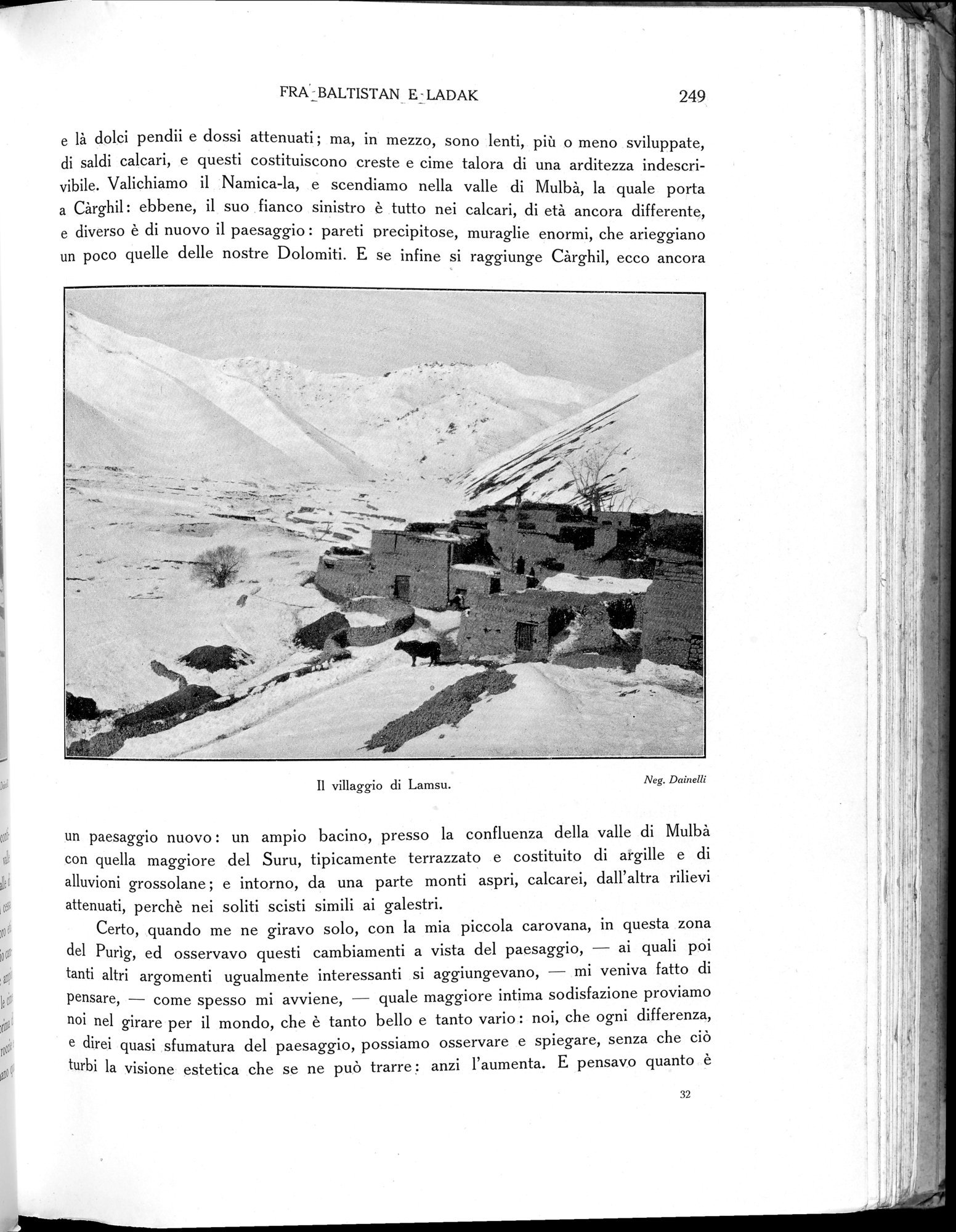 Storia della Spedizione Scientifica Italiana nel Himàlaia, Caracorùm e Turchestàn Cinese(1913-1914) : vol.1 / 293 ページ（白黒高解像度画像）