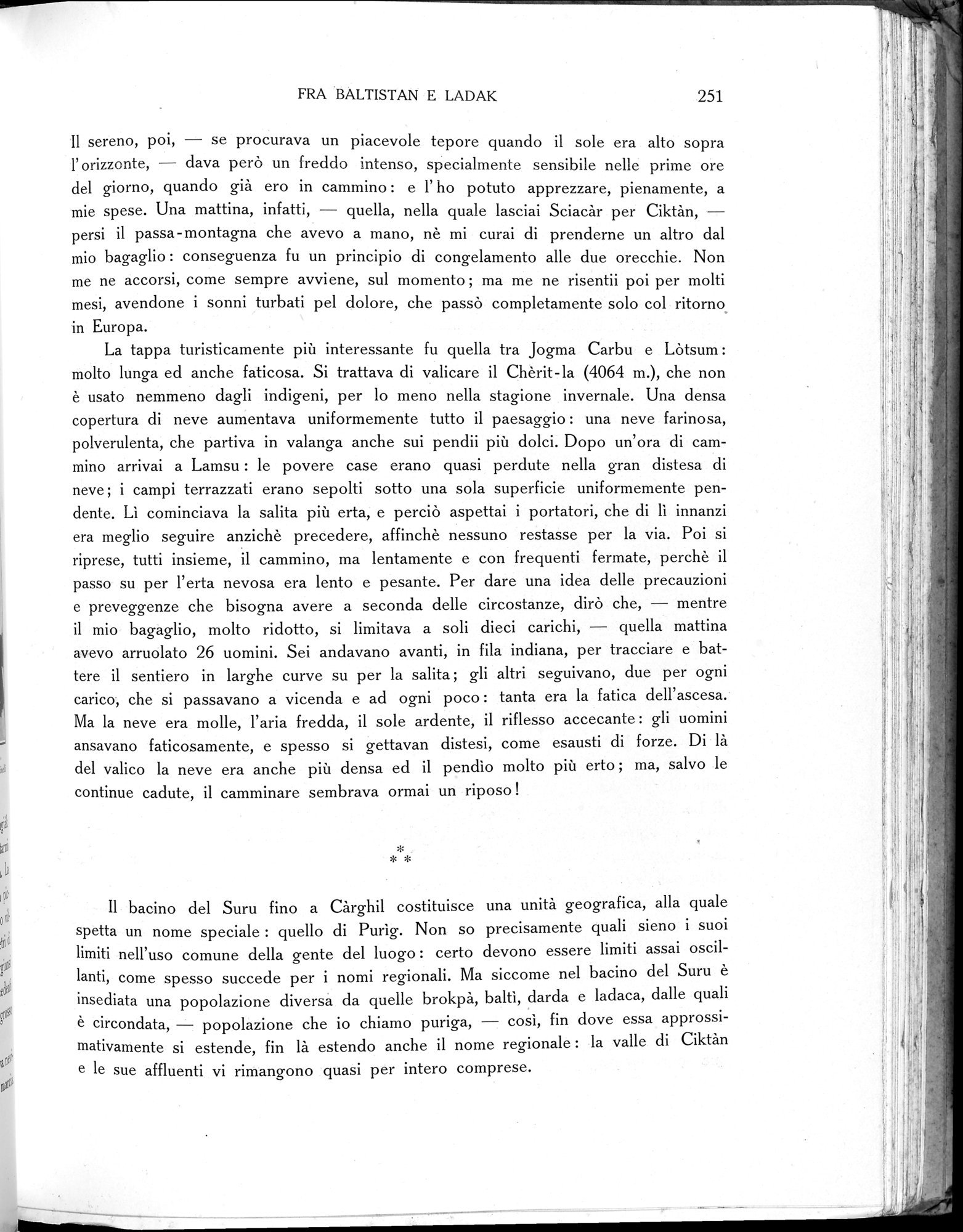 Storia della Spedizione Scientifica Italiana nel Himàlaia, Caracorùm e Turchestàn Cinese(1913-1914) : vol.1 / 295 ページ（白黒高解像度画像）