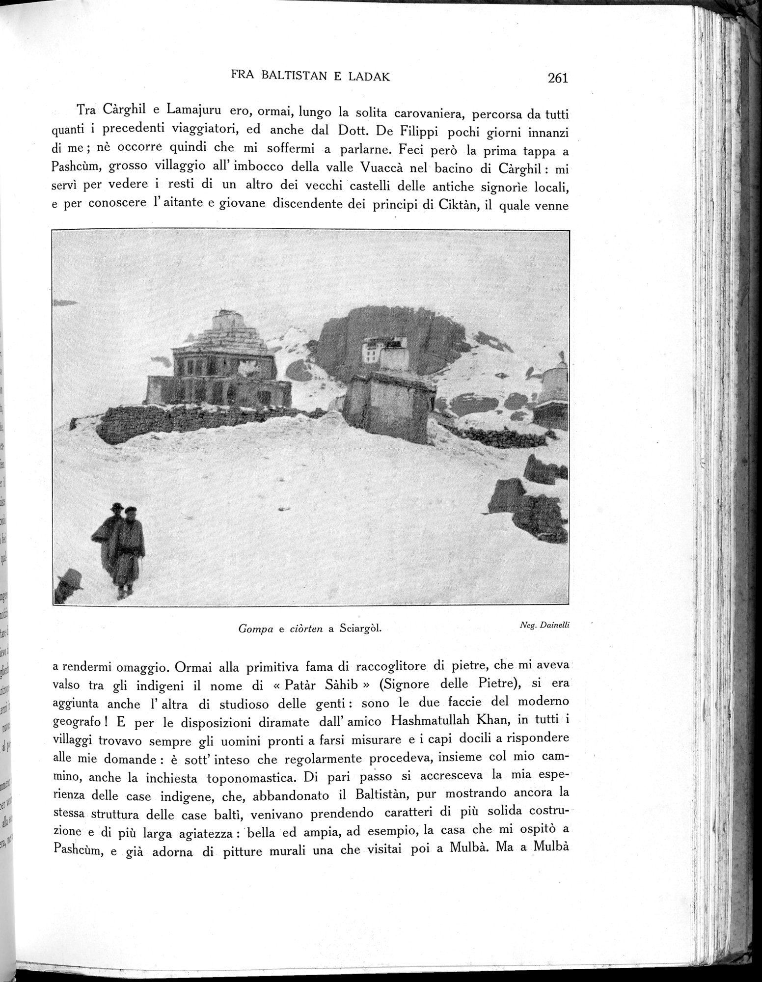 Storia della Spedizione Scientifica Italiana nel Himàlaia, Caracorùm e Turchestàn Cinese(1913-1914) : vol.1 / 305 ページ（白黒高解像度画像）
