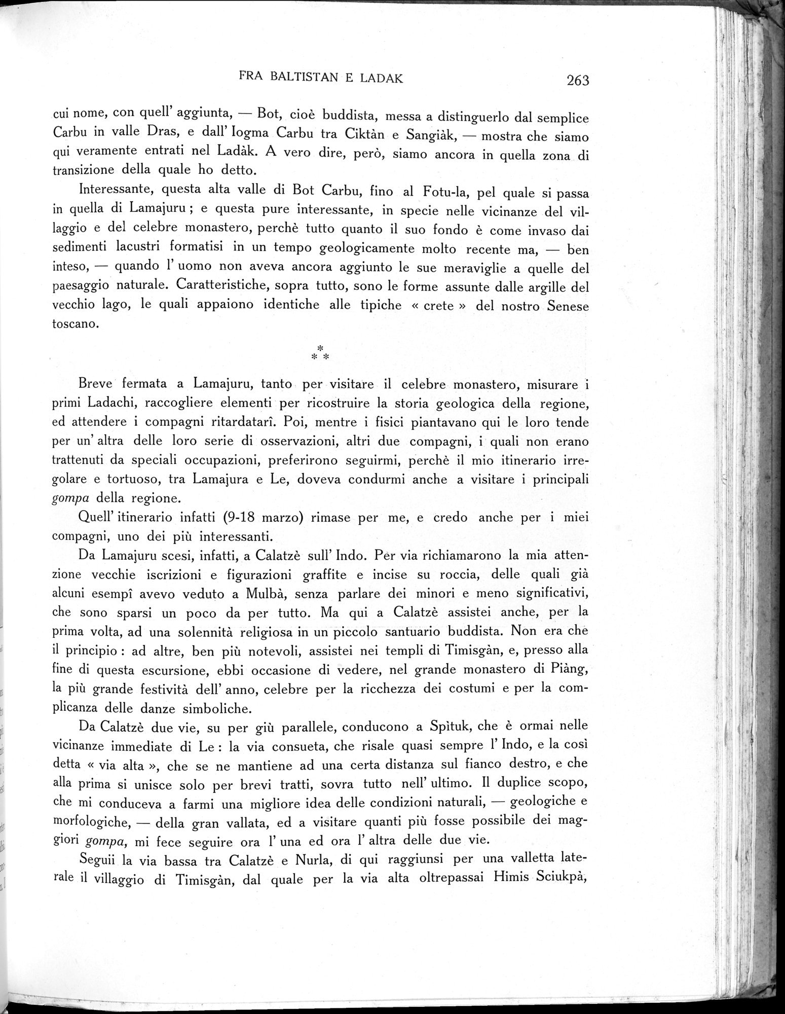 Storia della Spedizione Scientifica Italiana nel Himàlaia, Caracorùm e Turchestàn Cinese(1913-1914) : vol.1 / 307 ページ（白黒高解像度画像）