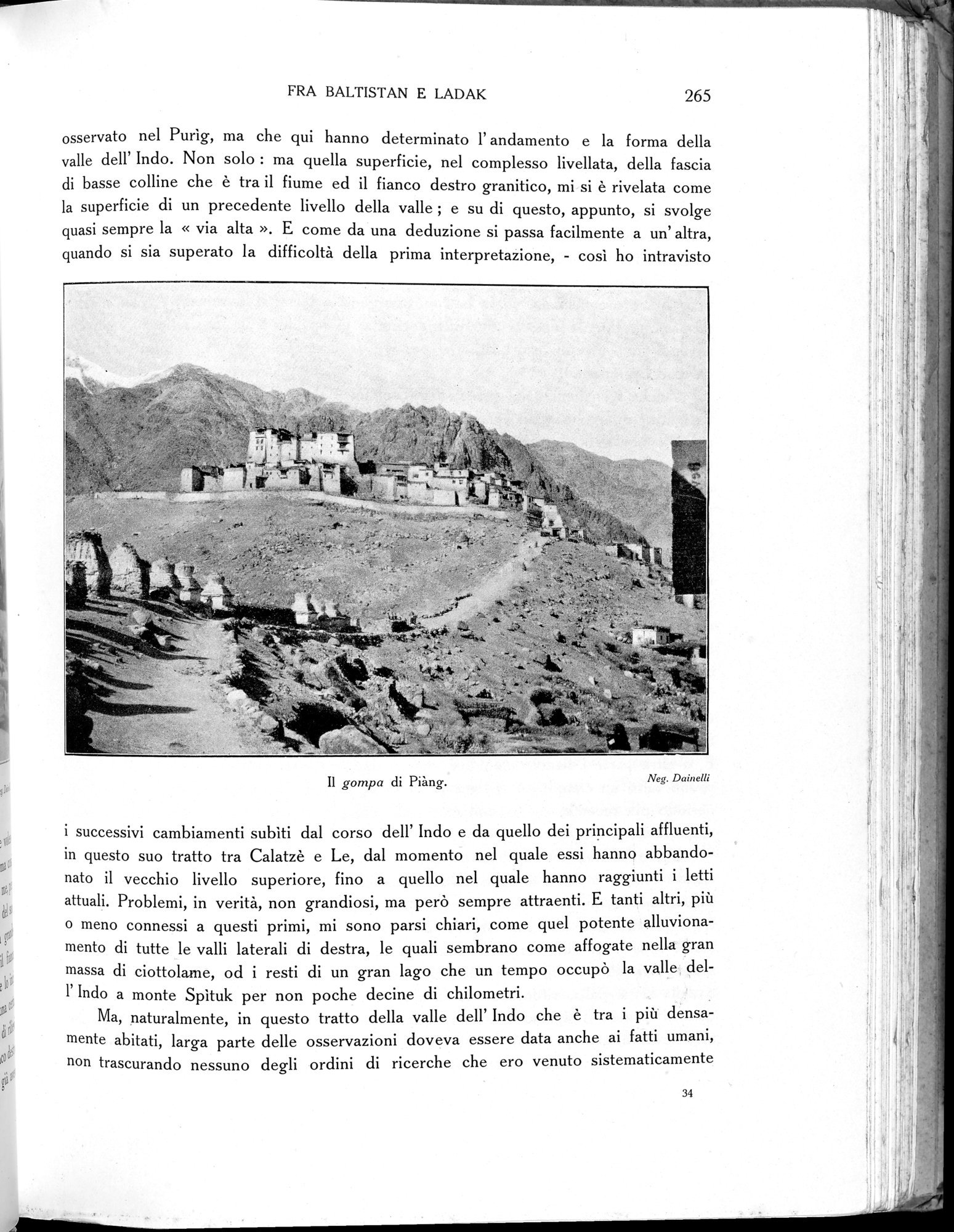Storia della Spedizione Scientifica Italiana nel Himàlaia, Caracorùm e Turchestàn Cinese(1913-1914) : vol.1 / Page 309 (Grayscale High Resolution Image)