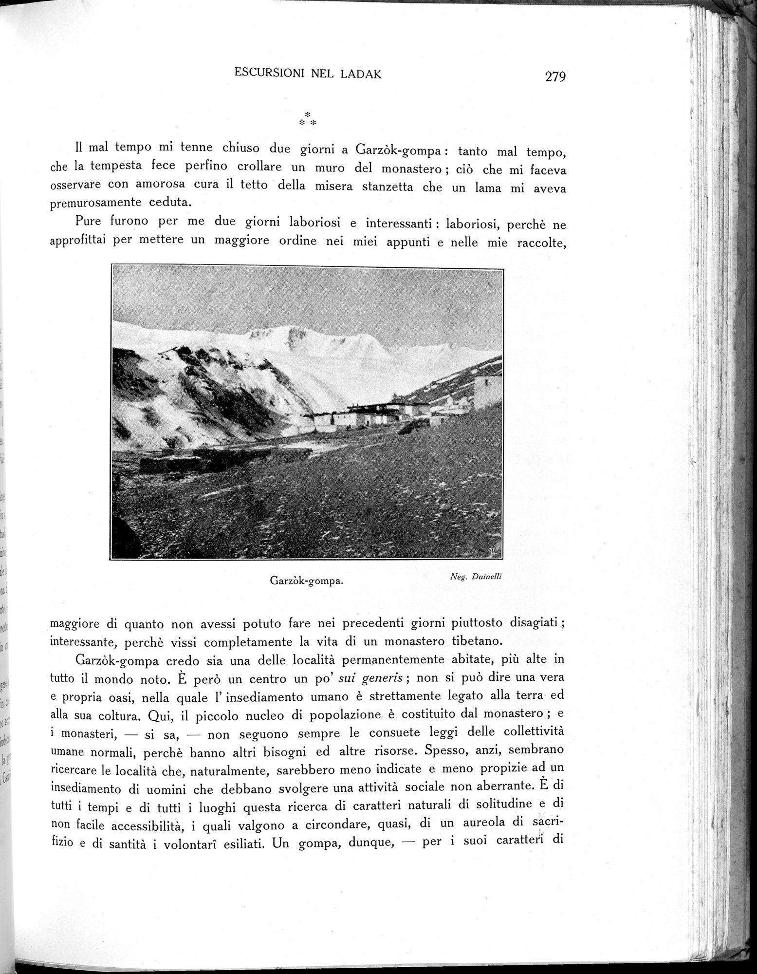 Storia della Spedizione Scientifica Italiana nel Himàlaia, Caracorùm e Turchestàn Cinese(1913-1914) : vol.1 / 323 ページ（白黒高解像度画像）