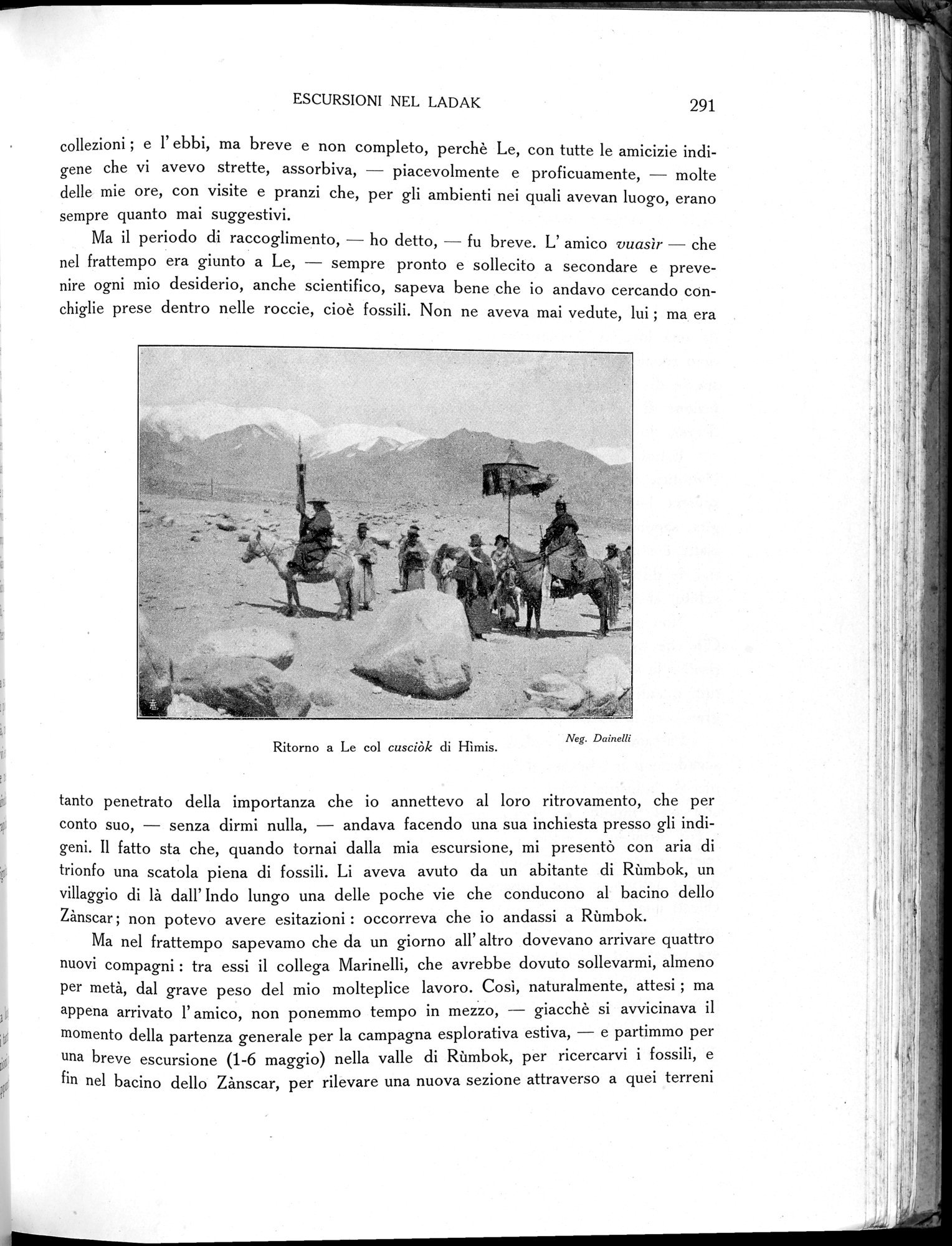 Storia della Spedizione Scientifica Italiana nel Himàlaia, Caracorùm e Turchestàn Cinese(1913-1914) : vol.1 / Page 335 (Grayscale High Resolution Image)