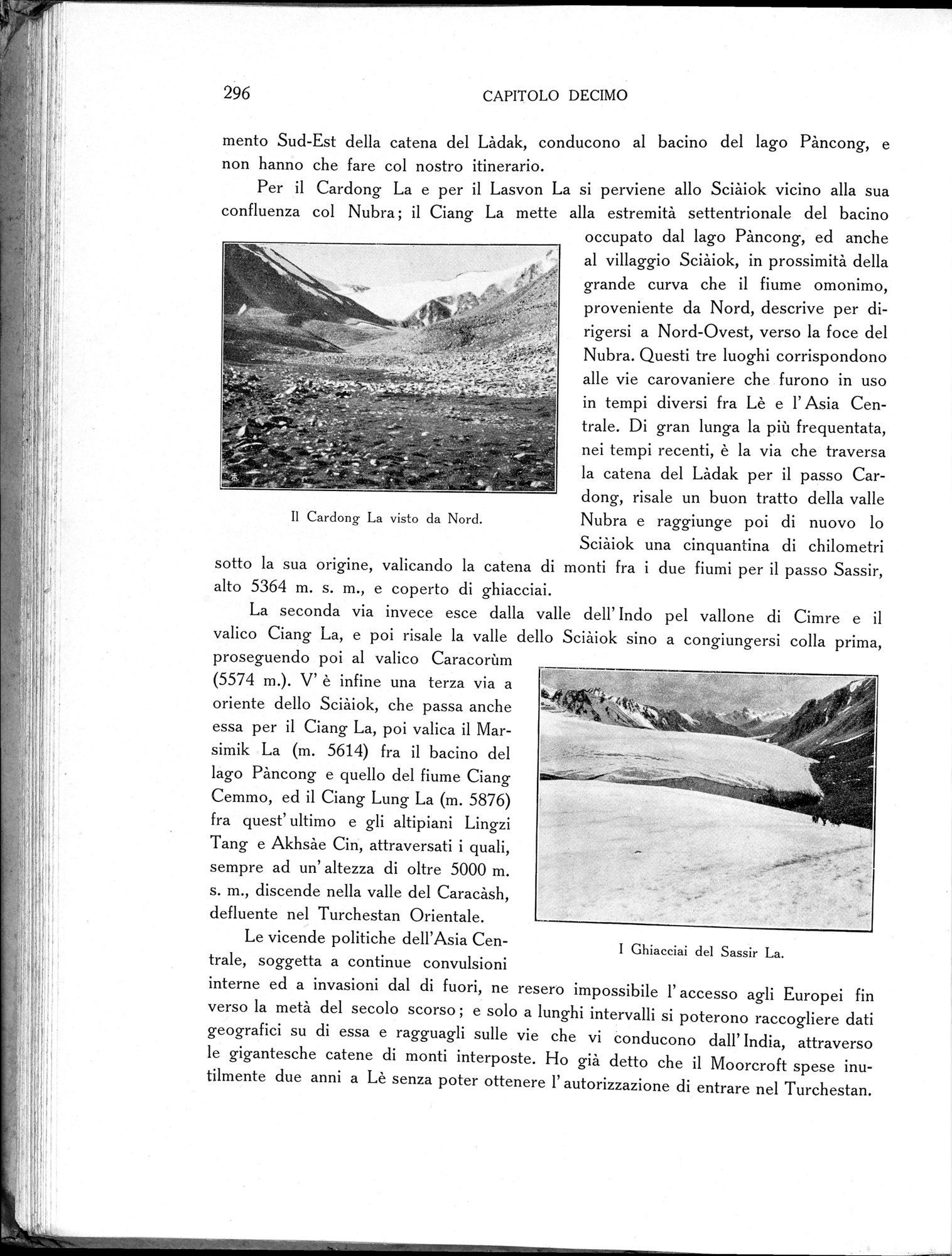 Storia della Spedizione Scientifica Italiana nel Himàlaia, Caracorùm e Turchestàn Cinese(1913-1914) : vol.1 / Page 340 (Grayscale High Resolution Image)