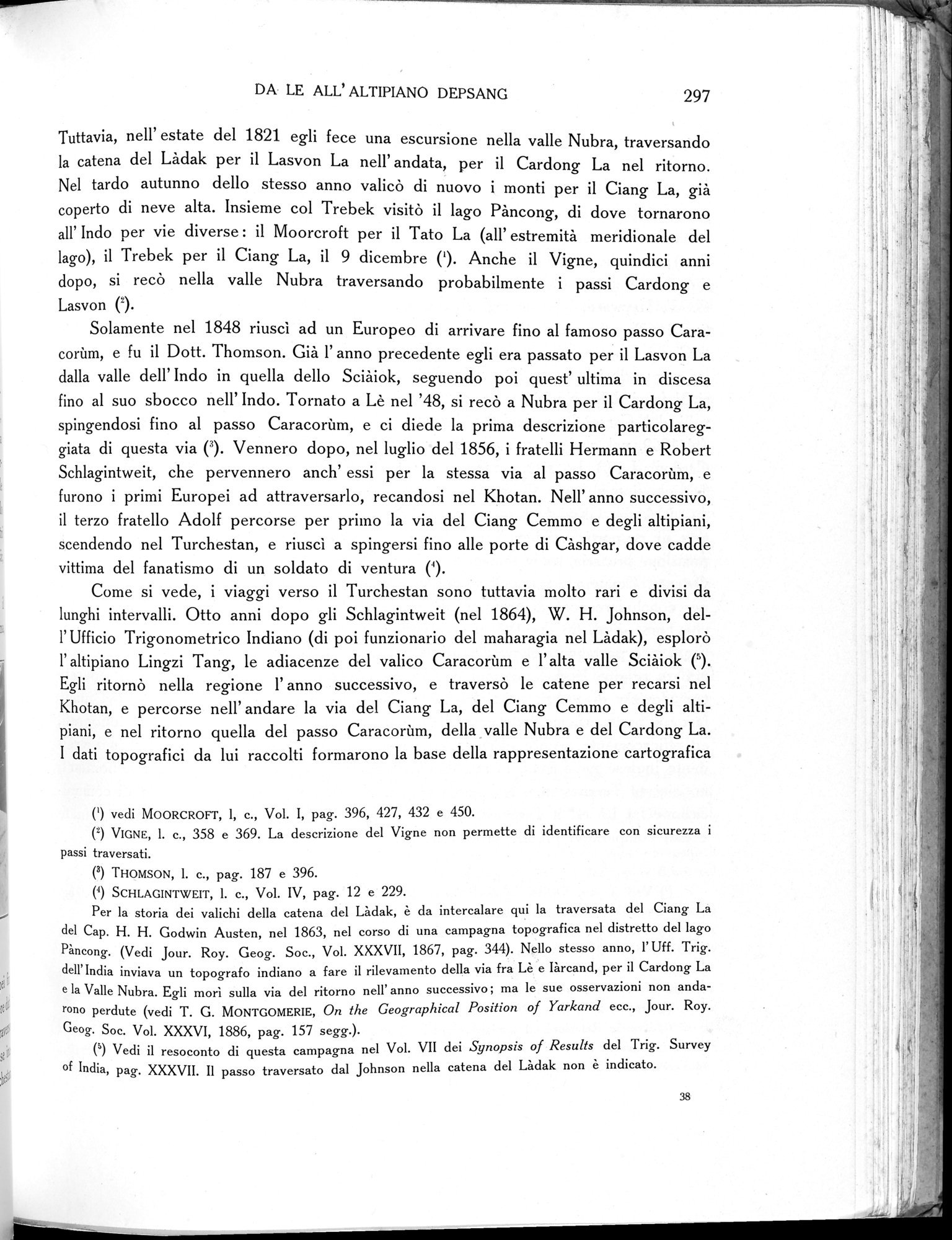 Storia della Spedizione Scientifica Italiana nel Himàlaia, Caracorùm e Turchestàn Cinese(1913-1914) : vol.1 / Page 341 (Grayscale High Resolution Image)