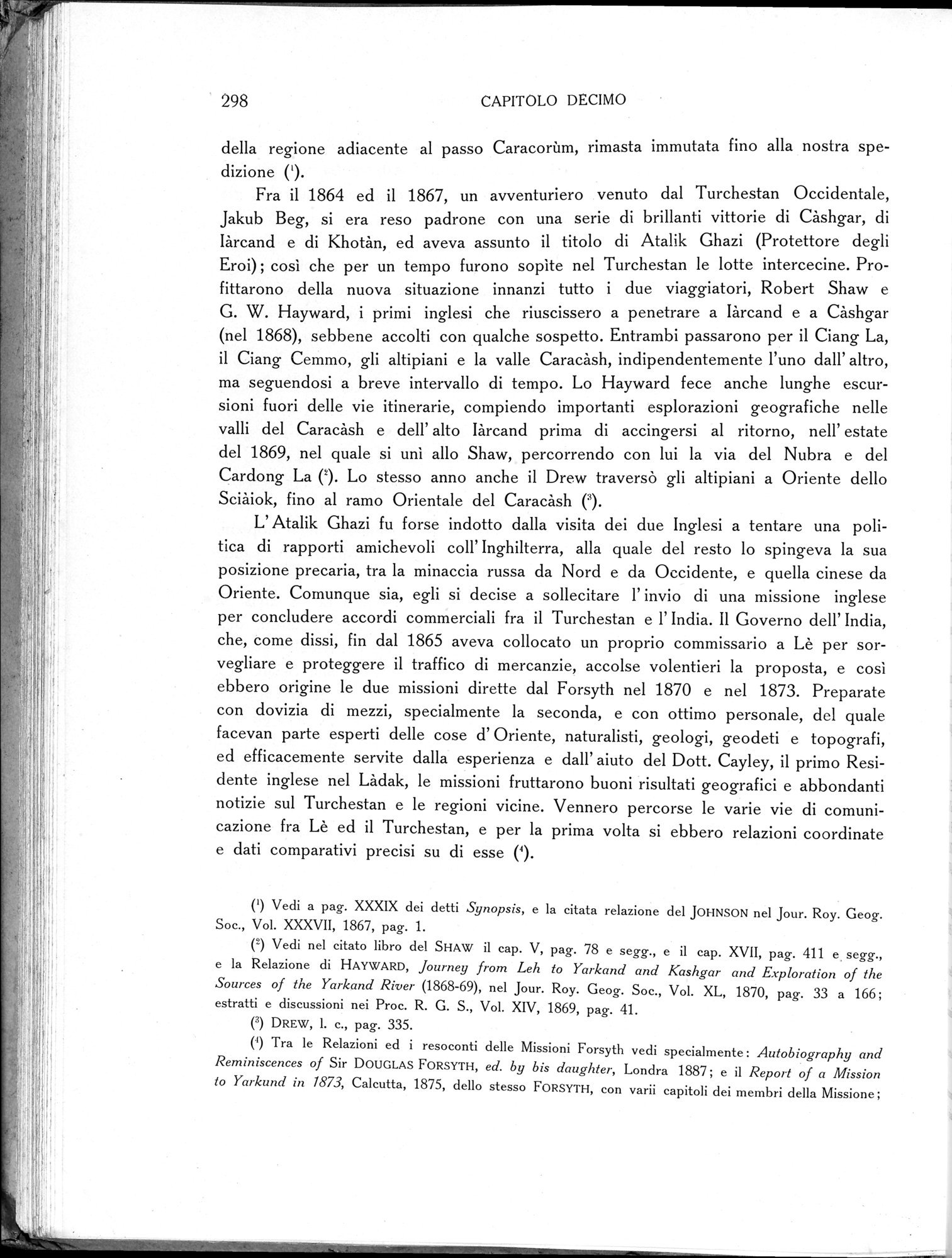 Storia della Spedizione Scientifica Italiana nel Himàlaia, Caracorùm e Turchestàn Cinese(1913-1914) : vol.1 / 342 ページ（白黒高解像度画像）