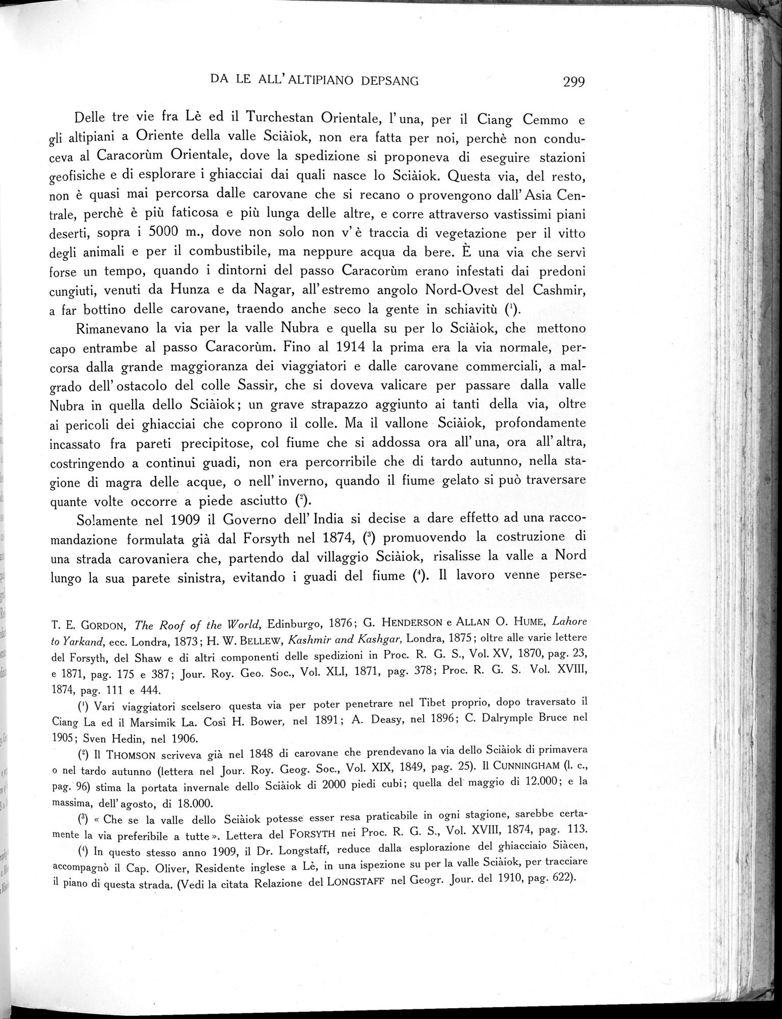 Storia della Spedizione Scientifica Italiana nel Himàlaia, Caracorùm e Turchestàn Cinese(1913-1914) : vol.1 / 343 ページ（白黒高解像度画像）