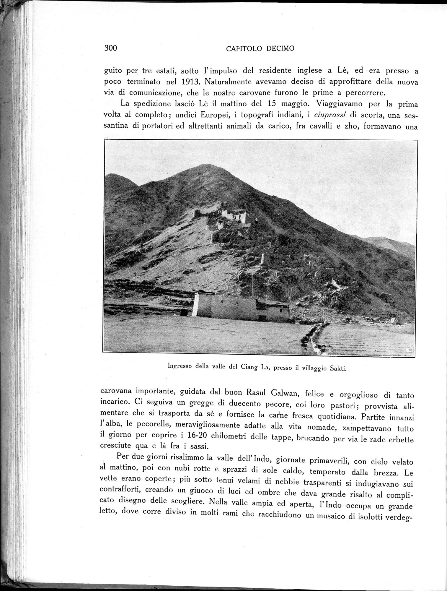 Storia della Spedizione Scientifica Italiana nel Himàlaia, Caracorùm e Turchestàn Cinese(1913-1914) : vol.1 / Page 344 (Grayscale High Resolution Image)