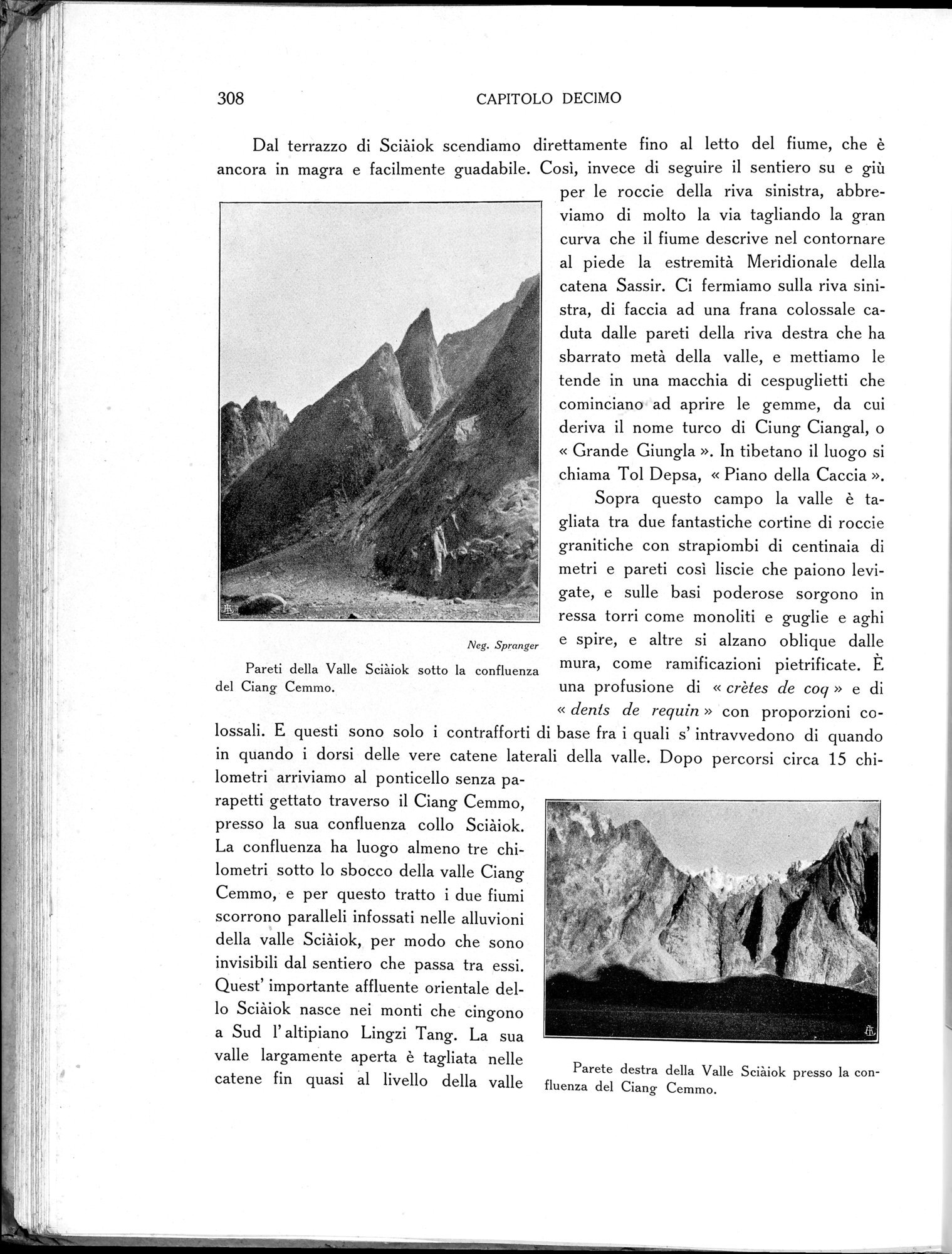 Storia della Spedizione Scientifica Italiana nel Himàlaia, Caracorùm e Turchestàn Cinese(1913-1914) : vol.1 / Page 352 (Grayscale High Resolution Image)