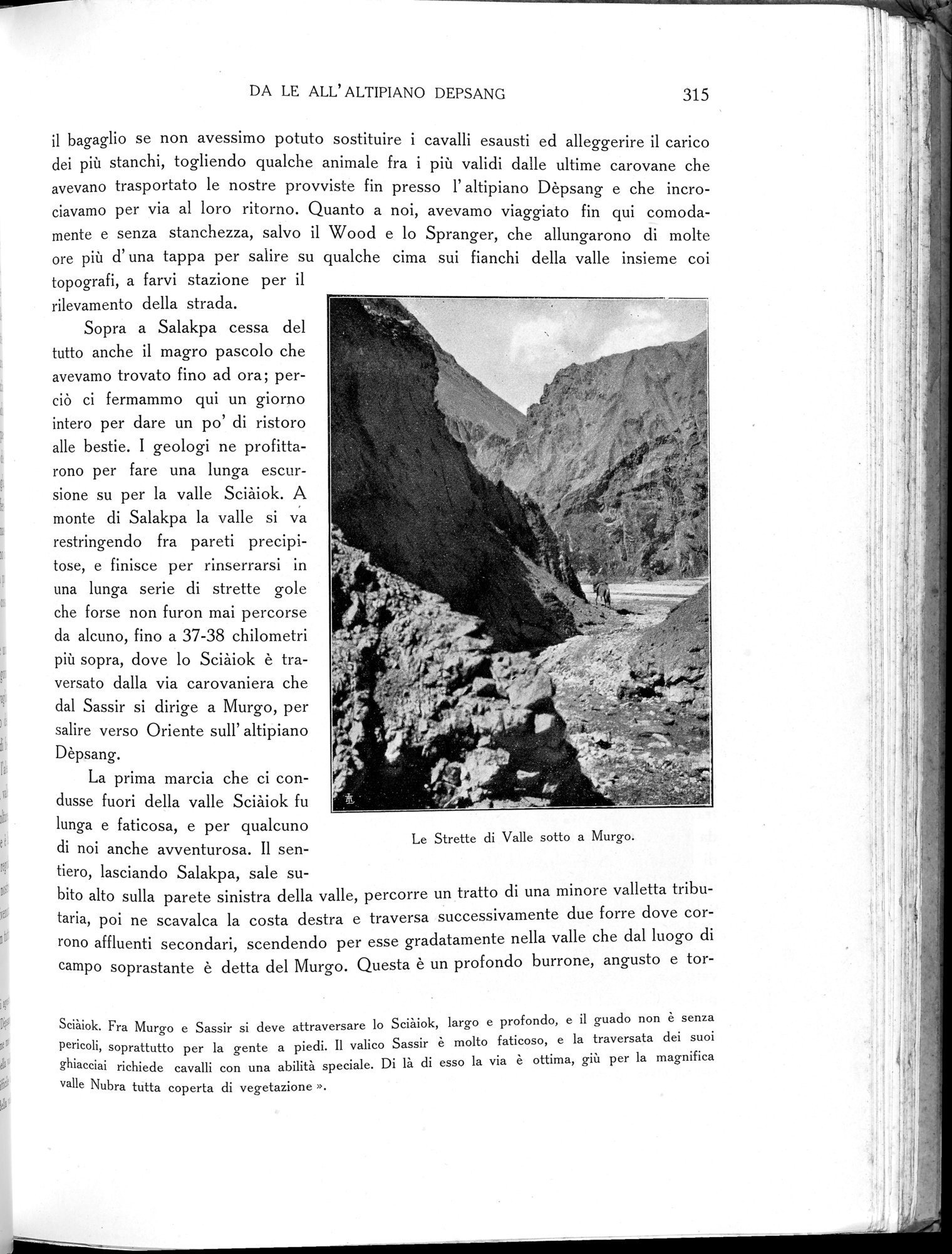 Storia della Spedizione Scientifica Italiana nel Himàlaia, Caracorùm e Turchestàn Cinese(1913-1914) : vol.1 / 361 ページ（白黒高解像度画像）