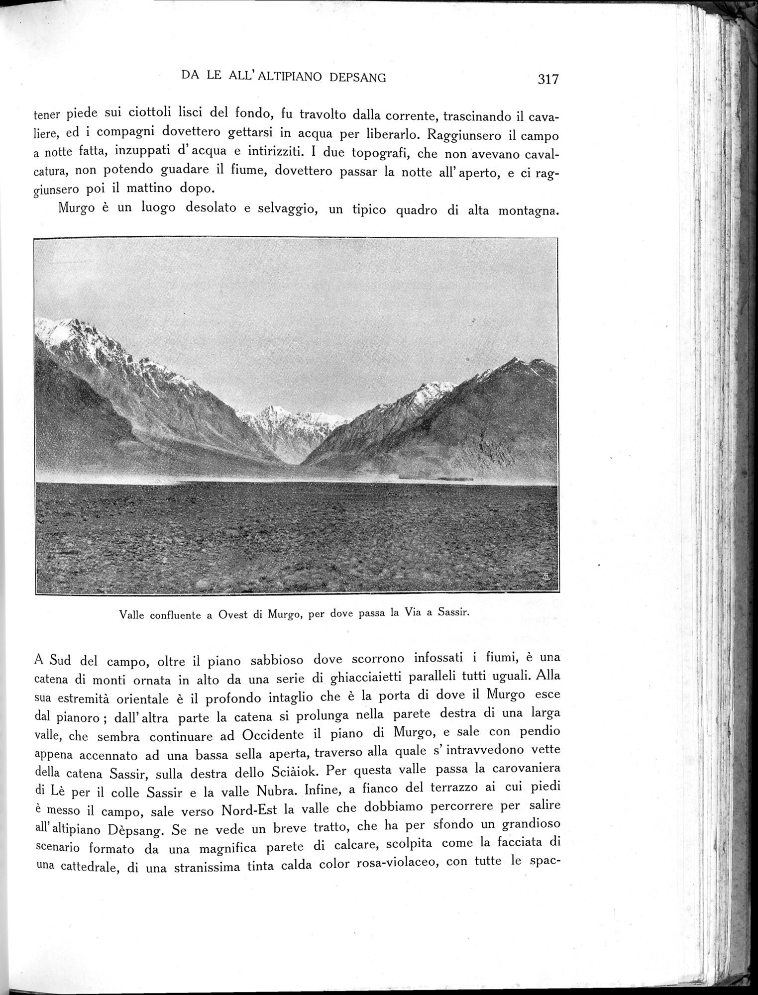 Storia della Spedizione Scientifica Italiana nel Himàlaia, Caracorùm e Turchestàn Cinese(1913-1914) : vol.1 / 365 ページ（白黒高解像度画像）
