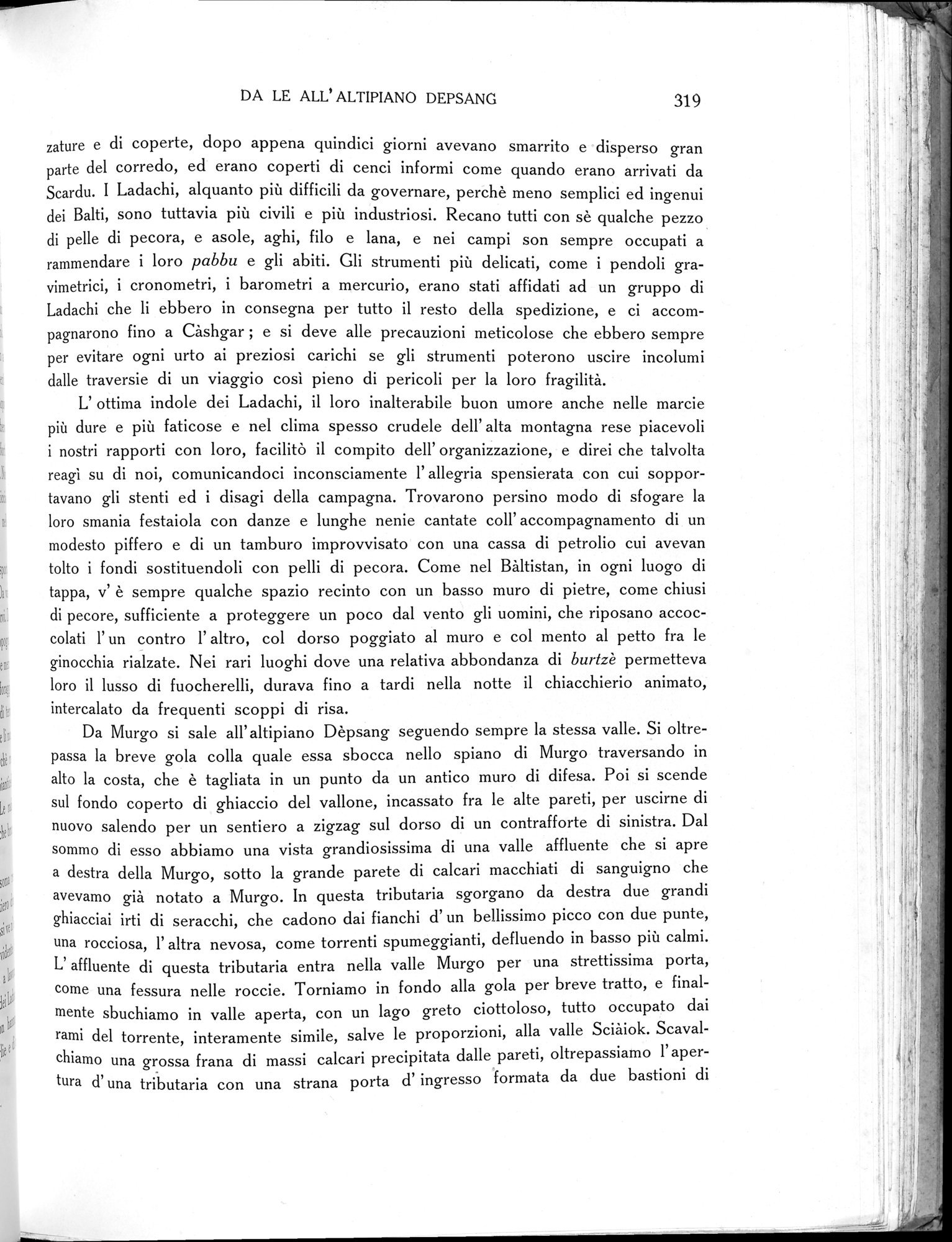 Storia della Spedizione Scientifica Italiana nel Himàlaia, Caracorùm e Turchestàn Cinese(1913-1914) : vol.1 / Page 367 (Grayscale High Resolution Image)