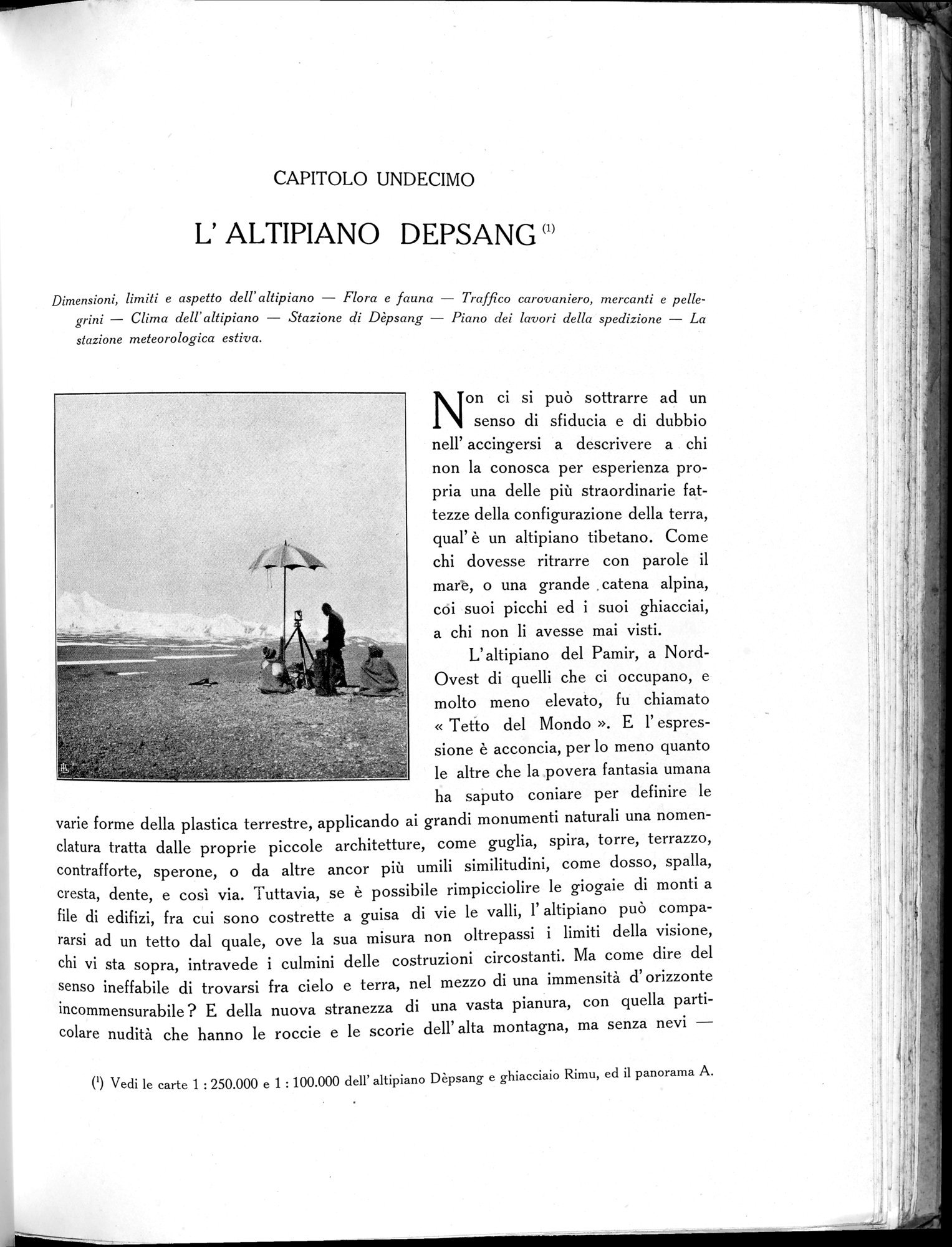 Storia della Spedizione Scientifica Italiana nel Himàlaia, Caracorùm e Turchestàn Cinese(1913-1914) : vol.1 / Page 375 (Grayscale High Resolution Image)