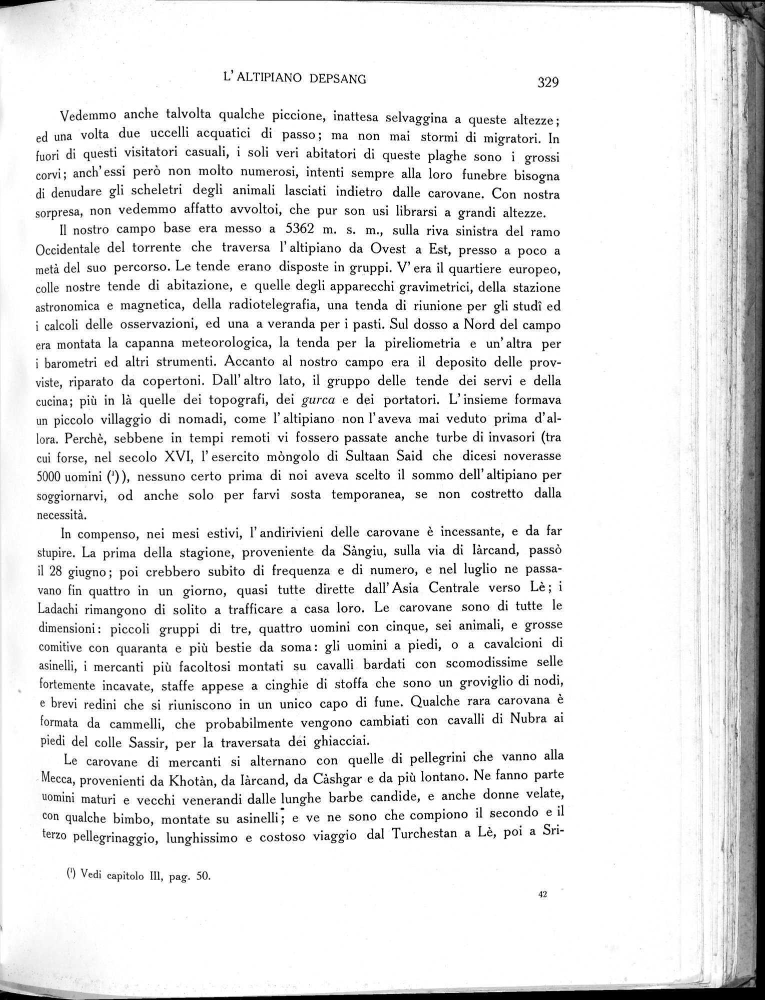 Storia della Spedizione Scientifica Italiana nel Himàlaia, Caracorùm e Turchestàn Cinese(1913-1914) : vol.1 / Page 381 (Grayscale High Resolution Image)