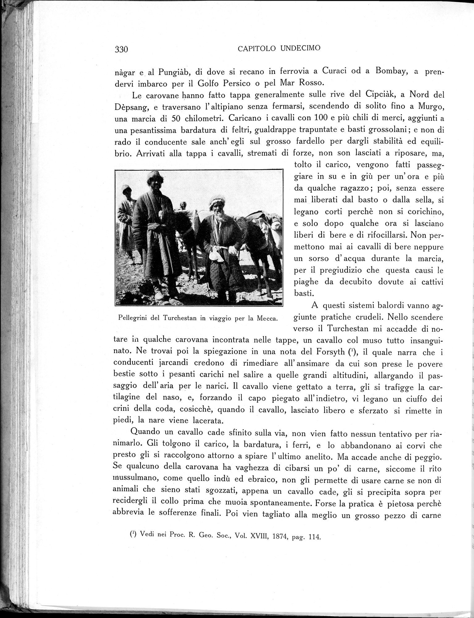 Storia della Spedizione Scientifica Italiana nel Himàlaia, Caracorùm e Turchestàn Cinese(1913-1914) : vol.1 / Page 382 (Grayscale High Resolution Image)