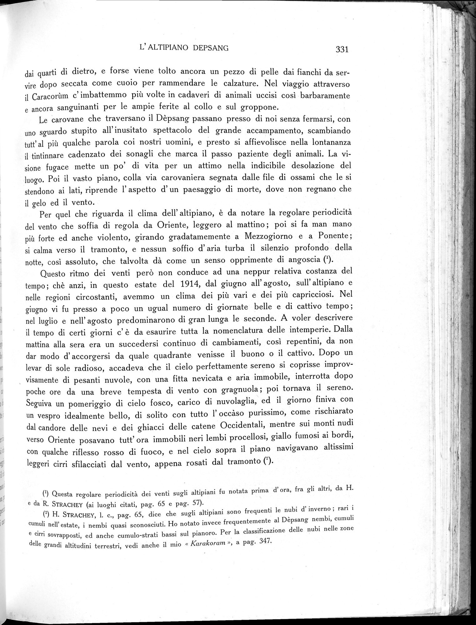 Storia della Spedizione Scientifica Italiana nel Himàlaia, Caracorùm e Turchestàn Cinese(1913-1914) : vol.1 / 383 ページ（白黒高解像度画像）