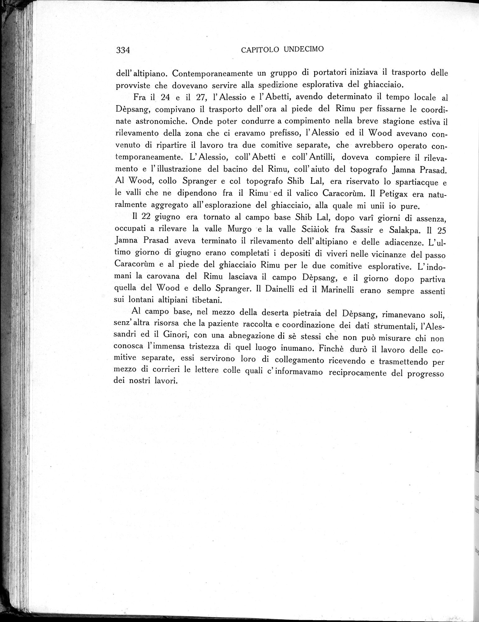 Storia della Spedizione Scientifica Italiana nel Himàlaia, Caracorùm e Turchestàn Cinese(1913-1914) : vol.1 / 388 ページ（白黒高解像度画像）