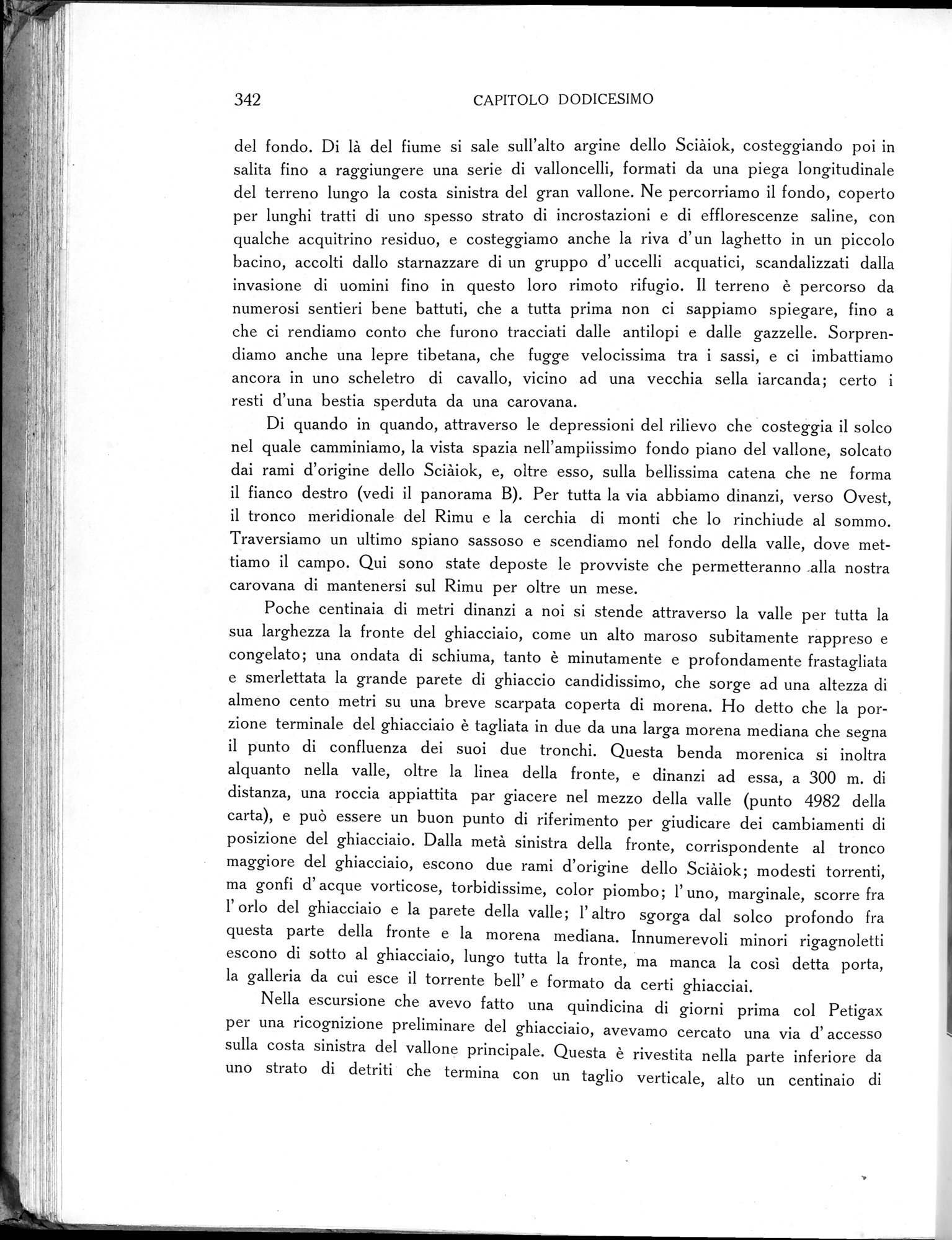 Storia della Spedizione Scientifica Italiana nel Himàlaia, Caracorùm e Turchestàn Cinese(1913-1914) : vol.1 / Page 396 (Grayscale High Resolution Image)