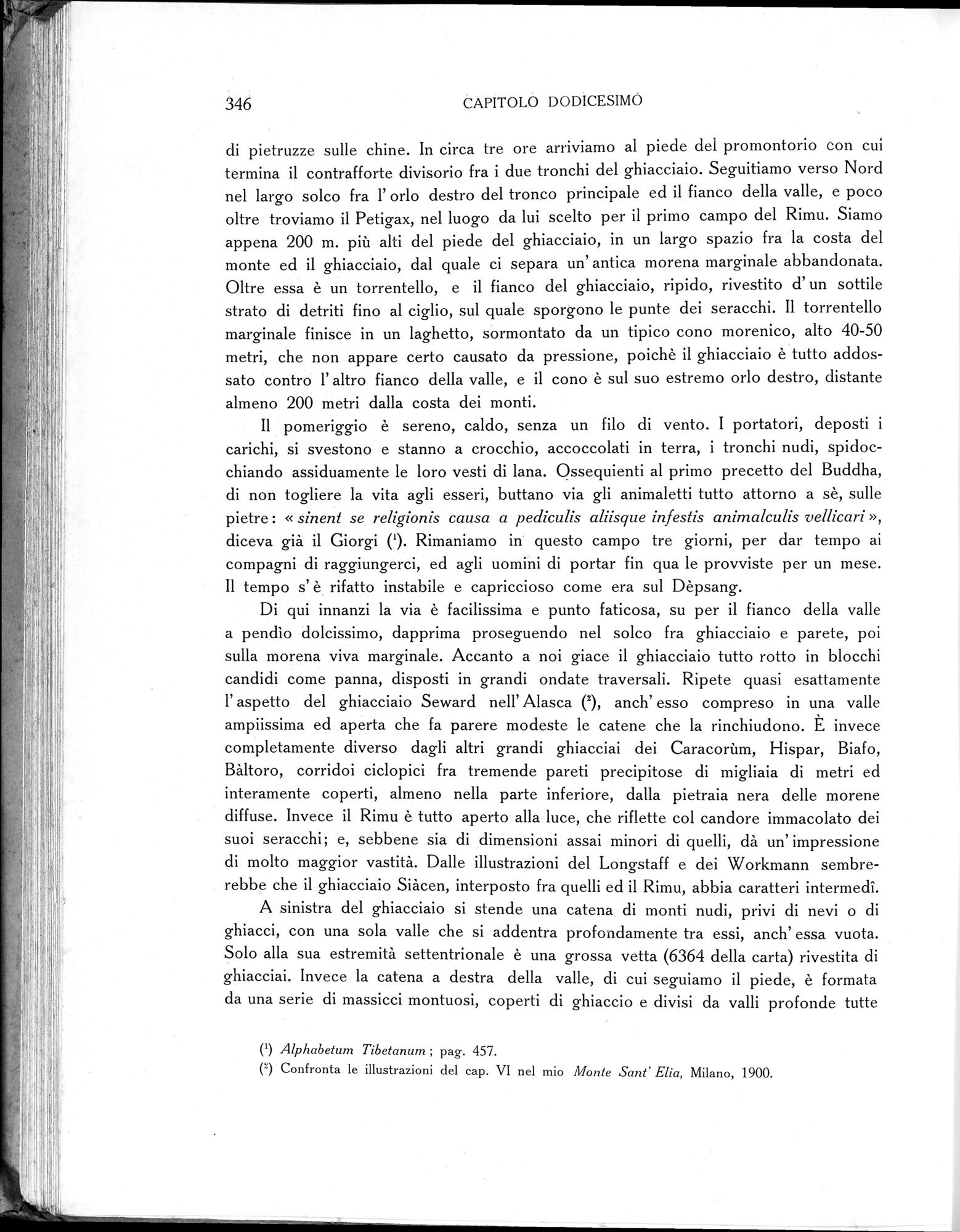 Storia della Spedizione Scientifica Italiana nel Himàlaia, Caracorùm e Turchestàn Cinese(1913-1914) : vol.1 / 408 ページ（白黒高解像度画像）