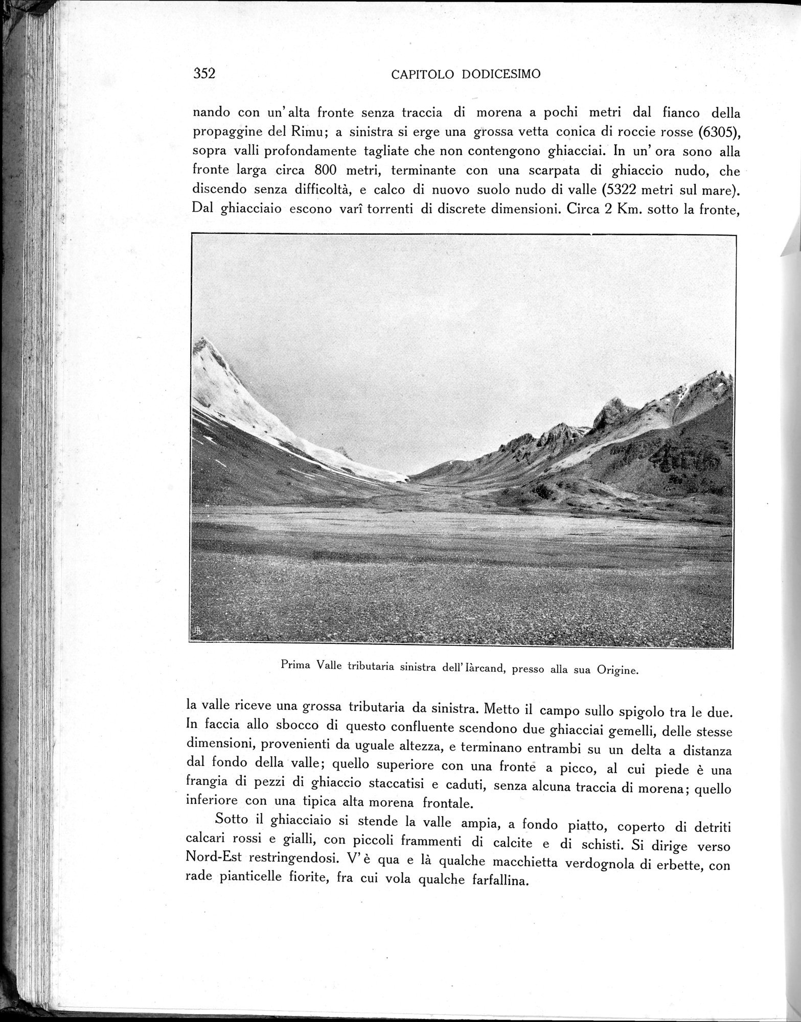 Storia della Spedizione Scientifica Italiana nel Himàlaia, Caracorùm e Turchestàn Cinese(1913-1914) : vol.1 / Page 416 (Grayscale High Resolution Image)