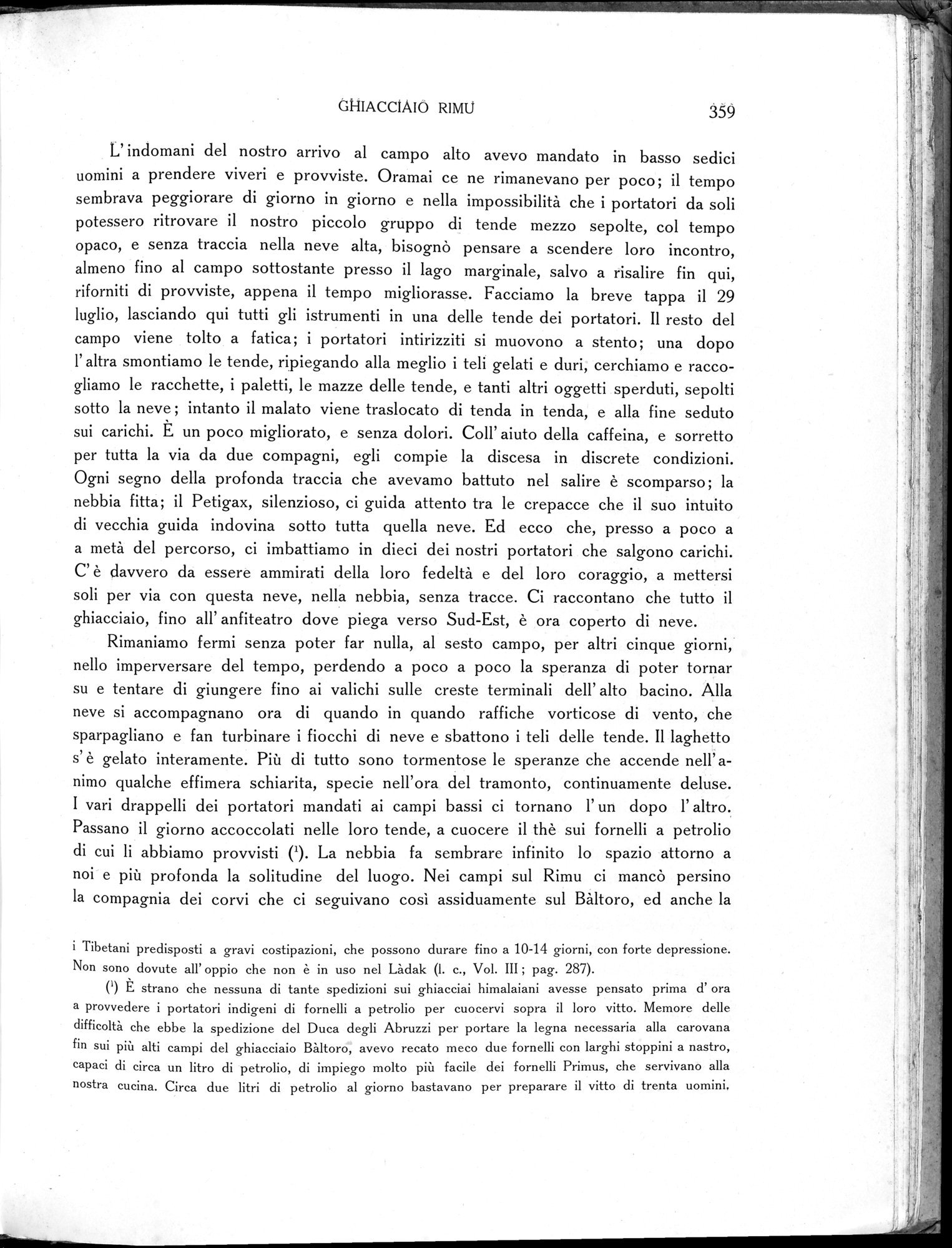 Storia della Spedizione Scientifica Italiana nel Himàlaia, Caracorùm e Turchestàn Cinese(1913-1914) : vol.1 / 431 ページ（白黒高解像度画像）