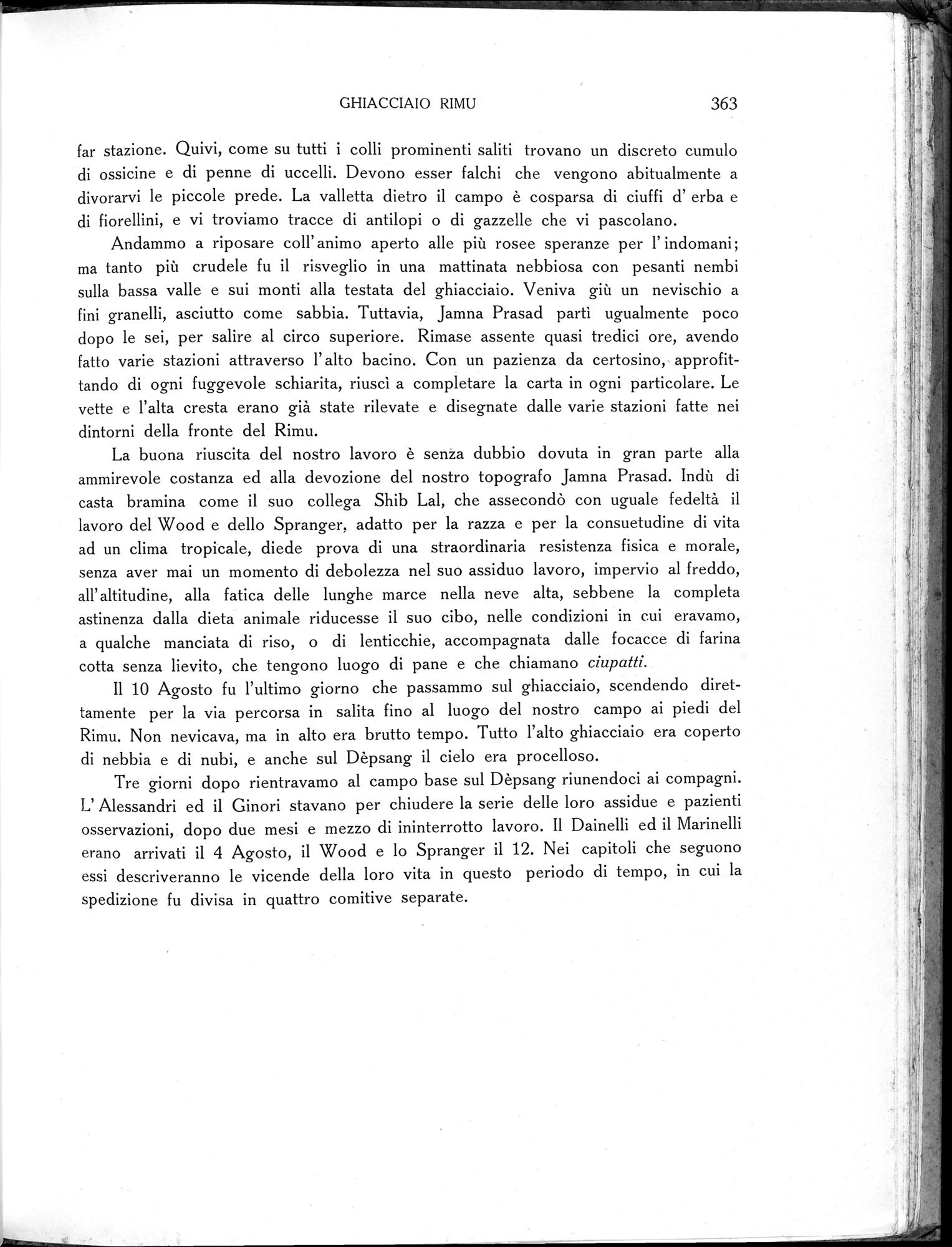 Storia della Spedizione Scientifica Italiana nel Himàlaia, Caracorùm e Turchestàn Cinese(1913-1914) : vol.1 / 435 ページ（白黒高解像度画像）