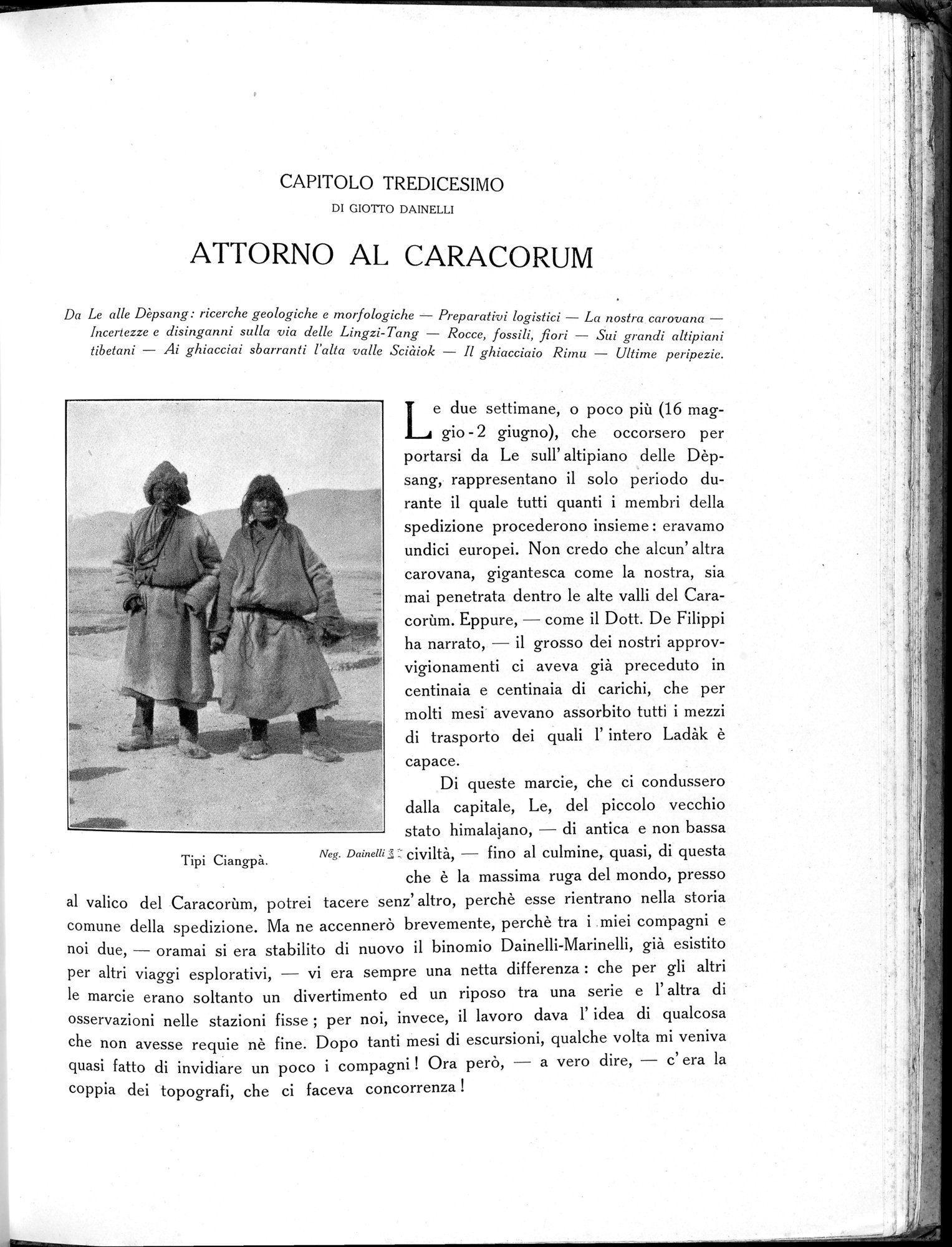 Storia della Spedizione Scientifica Italiana nel Himàlaia, Caracorùm e Turchestàn Cinese(1913-1914) : vol.1 / Page 437 (Grayscale High Resolution Image)