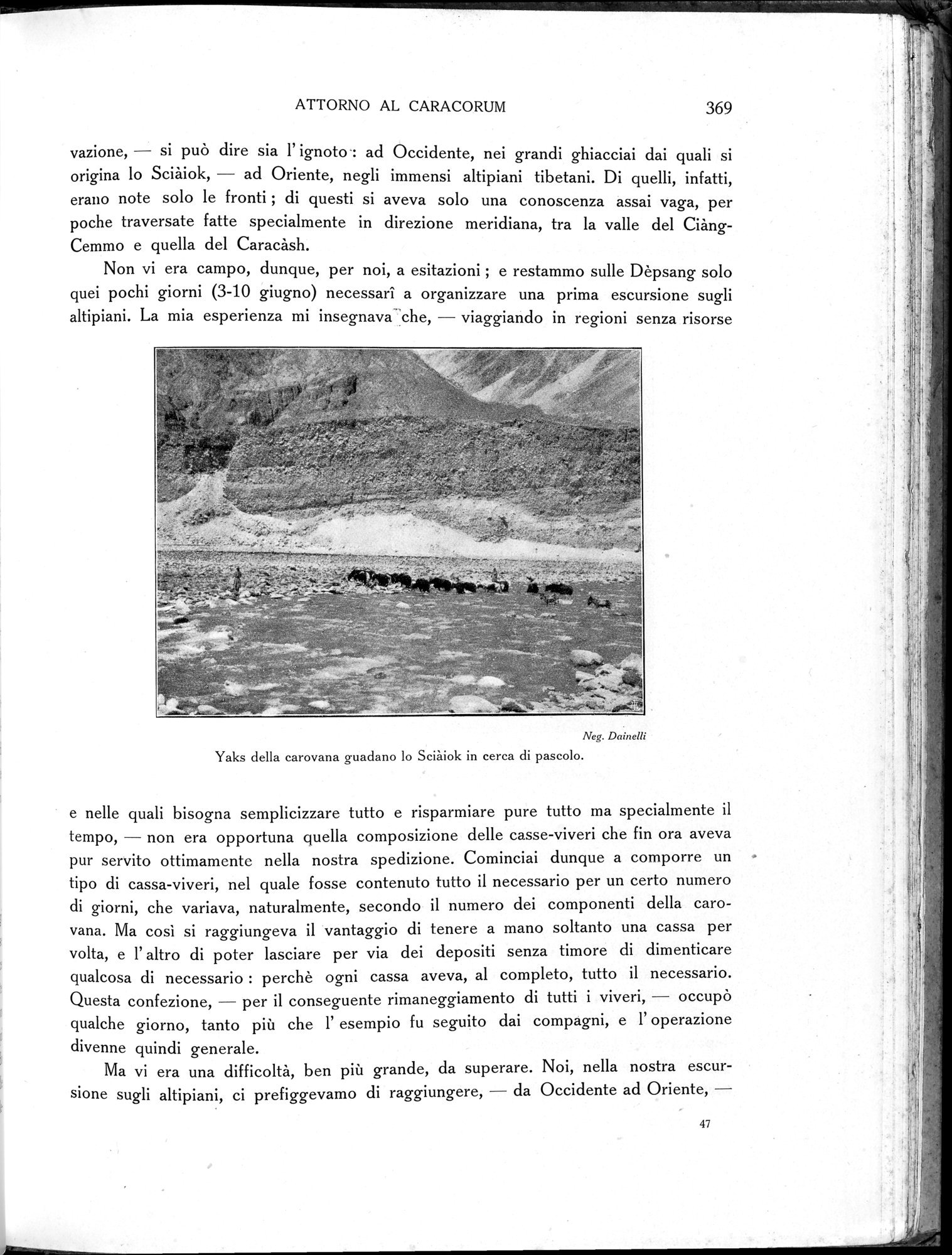 Storia della Spedizione Scientifica Italiana nel Himàlaia, Caracorùm e Turchestàn Cinese(1913-1914) : vol.1 / 441 ページ（白黒高解像度画像）