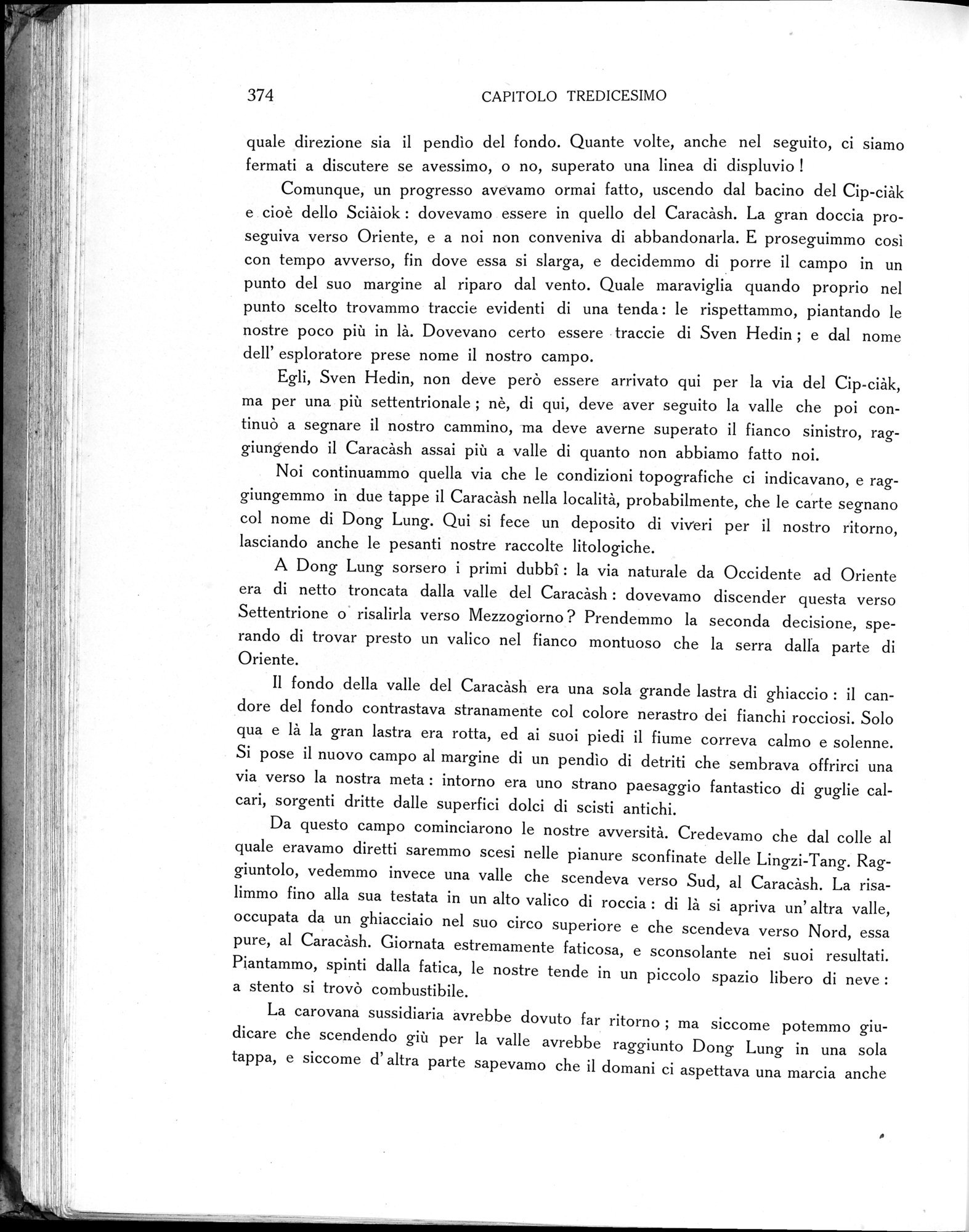 Storia della Spedizione Scientifica Italiana nel Himàlaia, Caracorùm e Turchestàn Cinese(1913-1914) : vol.1 / 446 ページ（白黒高解像度画像）