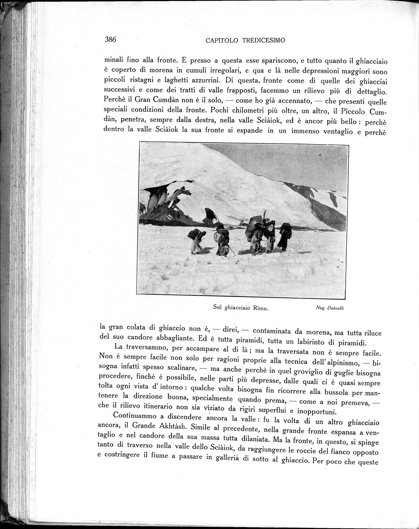 Storia della Spedizione Scientifica Italiana nel Himàlaia, Caracorùm e Turchestàn Cinese(1913-1914) : vol.1 / Page 458 (Grayscale High Resolution Image)