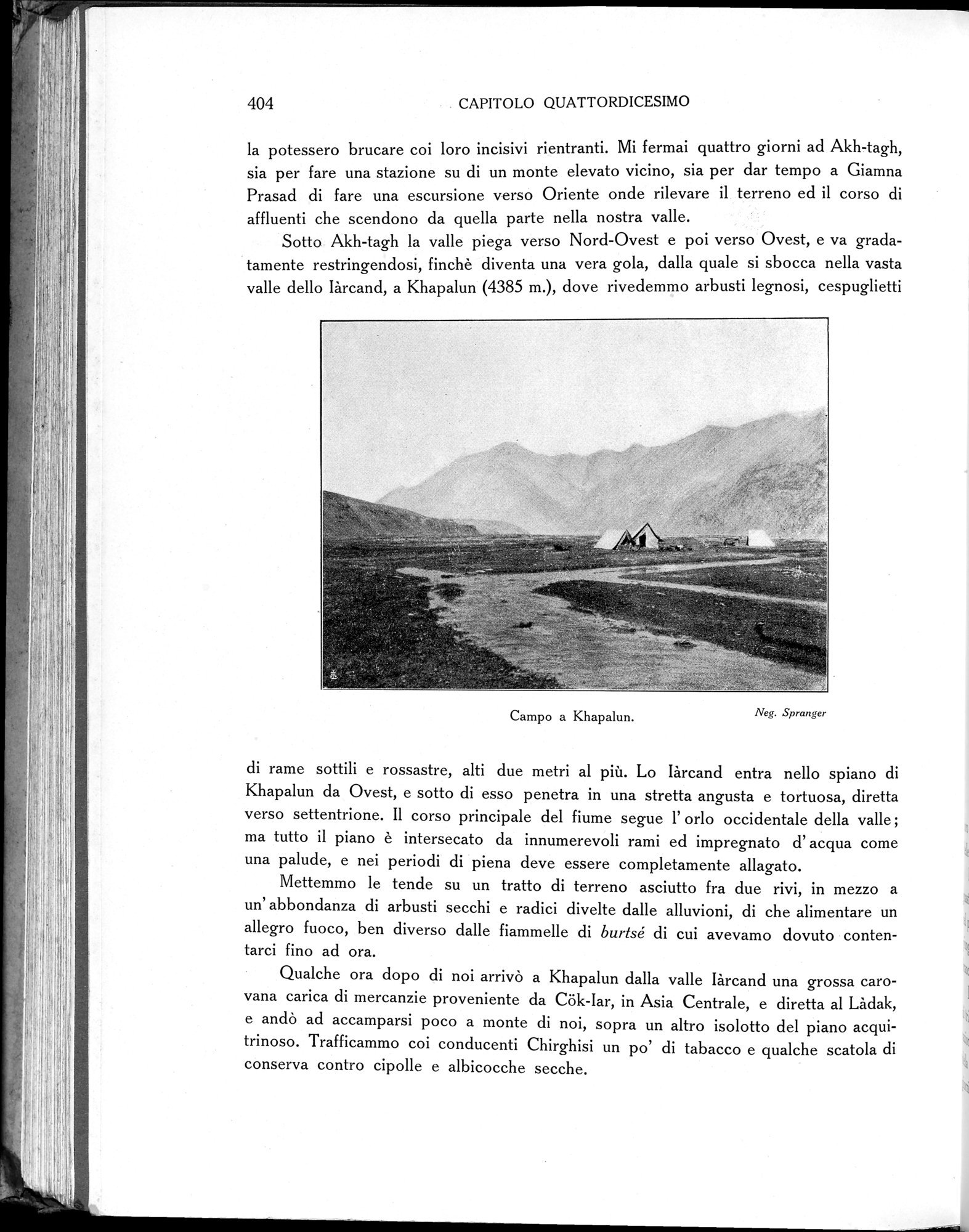 Storia della Spedizione Scientifica Italiana nel Himàlaia, Caracorùm e Turchestàn Cinese(1913-1914) : vol.1 / Page 478 (Grayscale High Resolution Image)