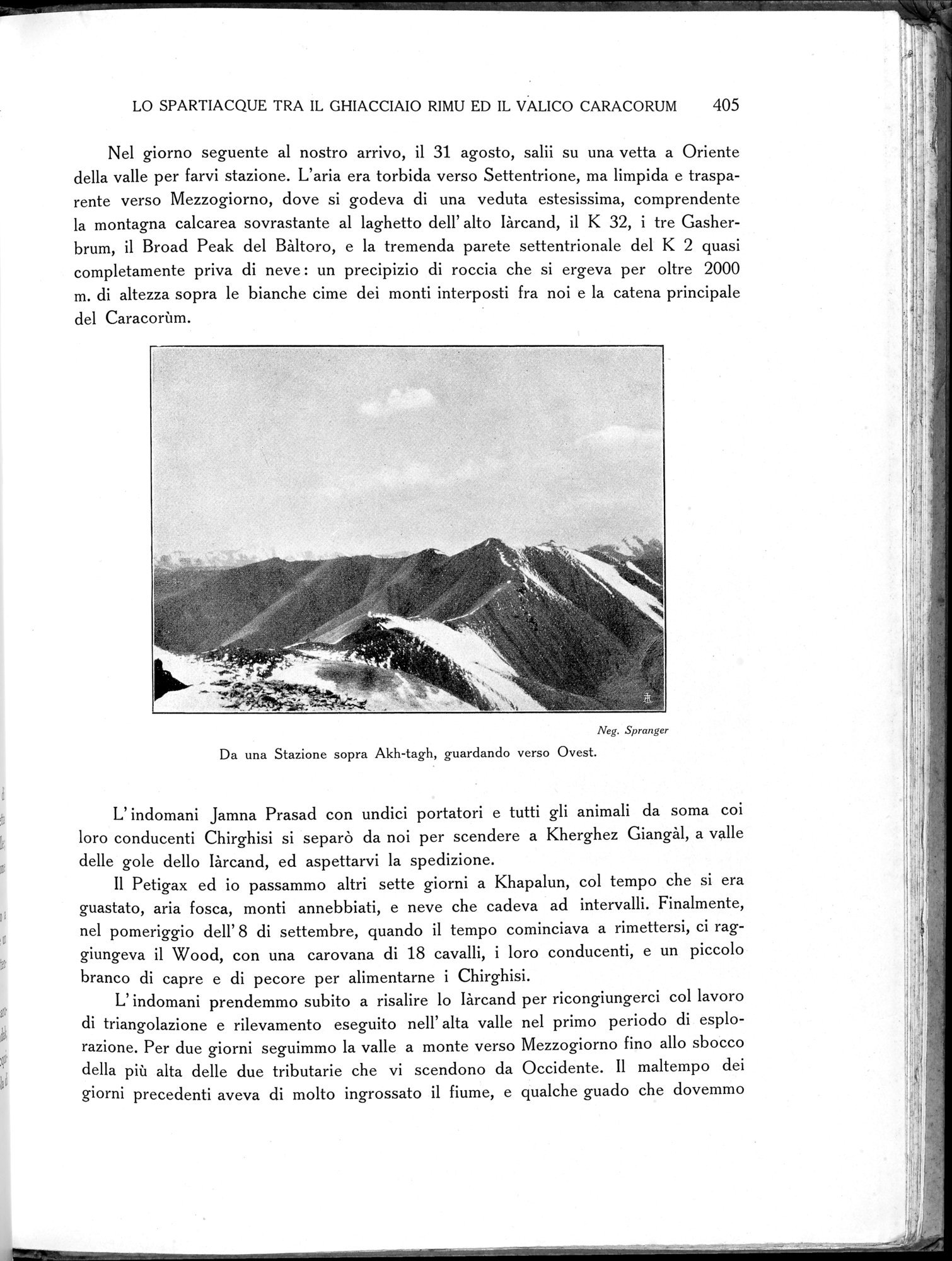 Storia della Spedizione Scientifica Italiana nel Himàlaia, Caracorùm e Turchestàn Cinese(1913-1914) : vol.1 / 479 ページ（白黒高解像度画像）