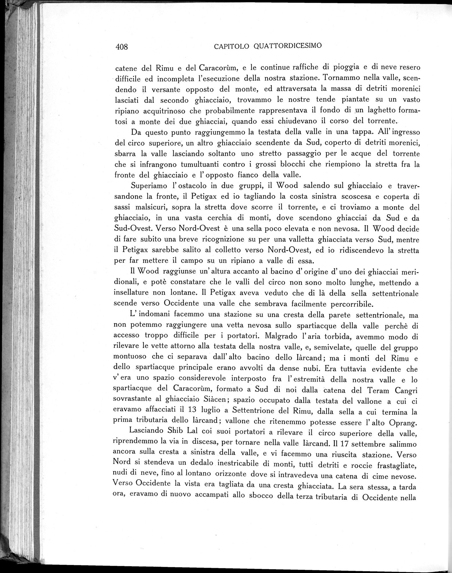 Storia della Spedizione Scientifica Italiana nel Himàlaia, Caracorùm e Turchestàn Cinese(1913-1914) : vol.1 / Page 484 (Grayscale High Resolution Image)