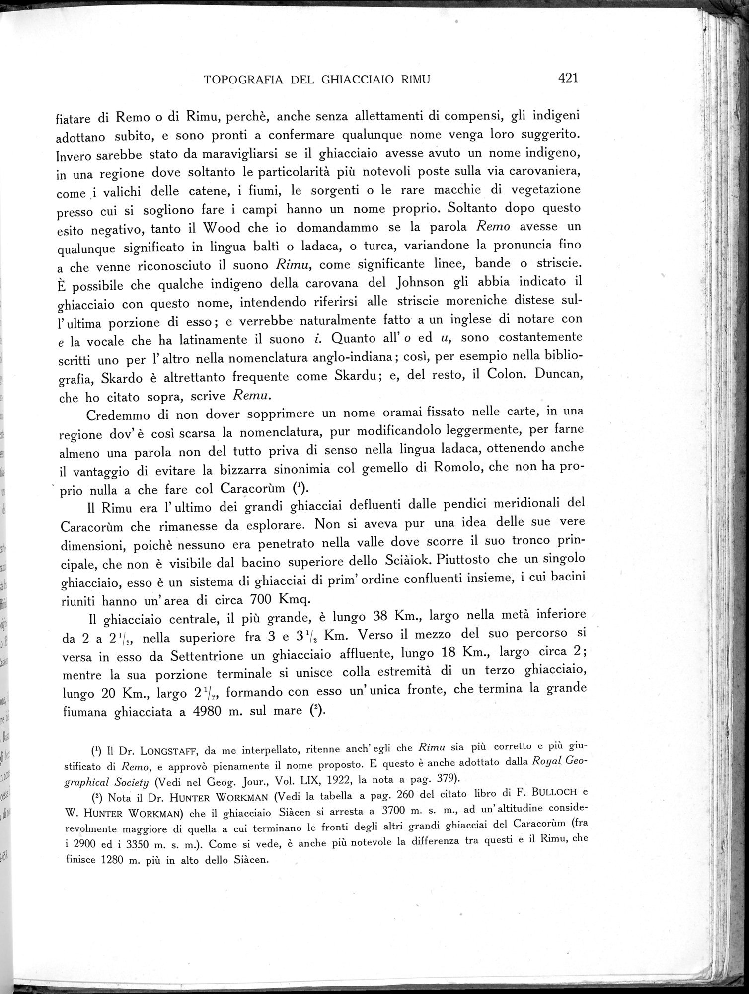 Storia della Spedizione Scientifica Italiana nel Himàlaia, Caracorùm e Turchestàn Cinese(1913-1914) : vol.1 / 501 ページ（白黒高解像度画像）
