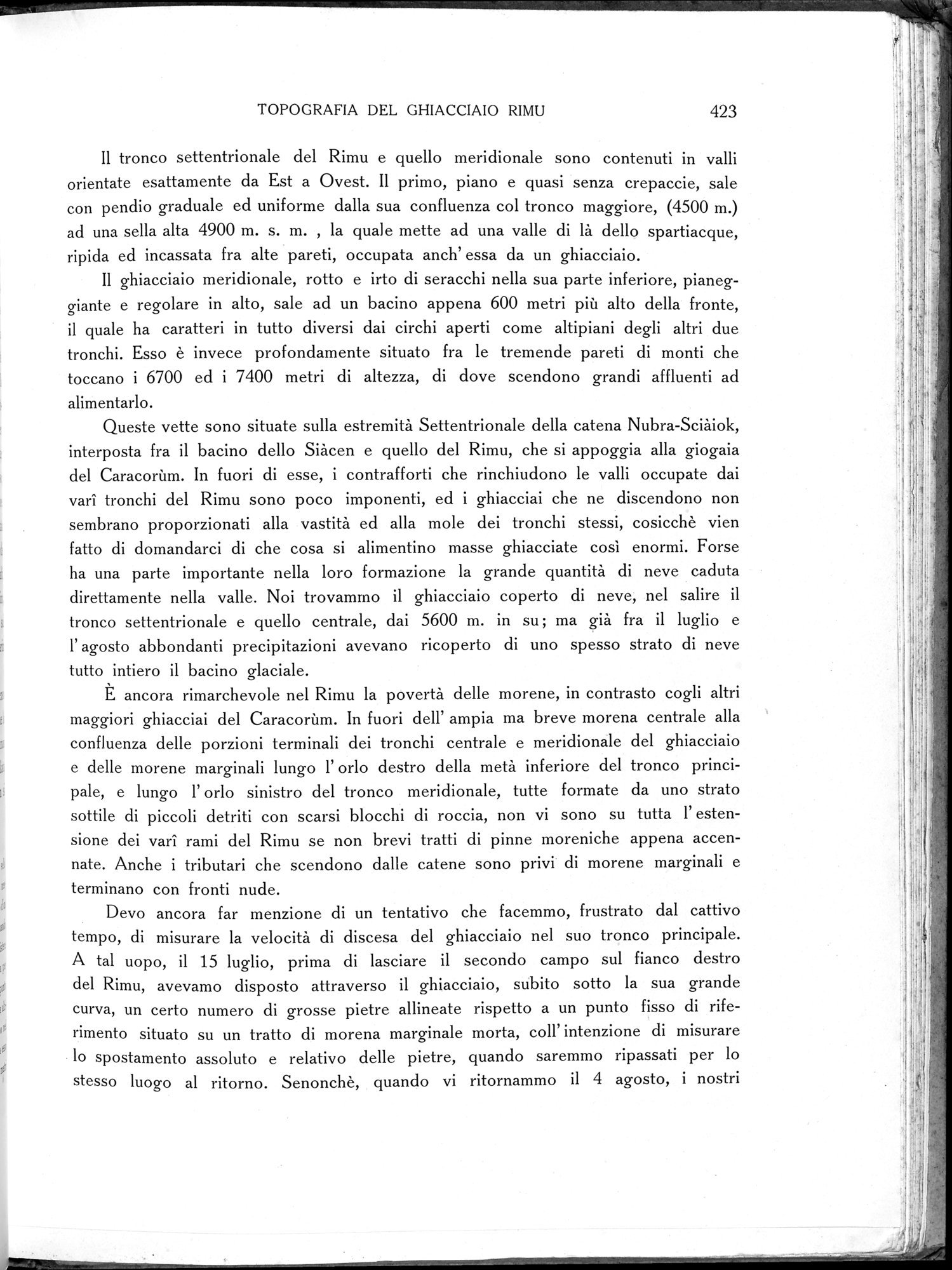 Storia della Spedizione Scientifica Italiana nel Himàlaia, Caracorùm e Turchestàn Cinese(1913-1914) : vol.1 / 503 ページ（白黒高解像度画像）