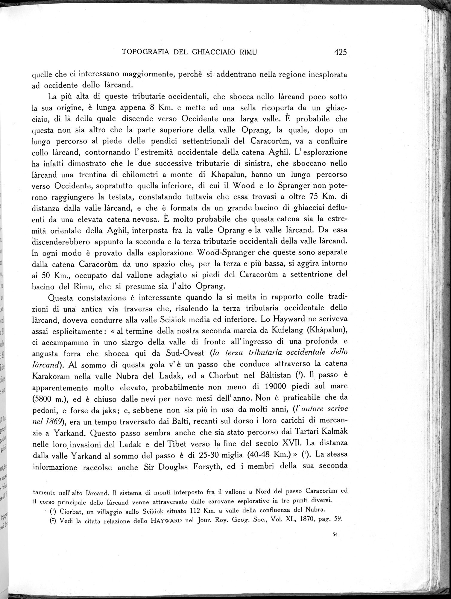 Storia della Spedizione Scientifica Italiana nel Himàlaia, Caracorùm e Turchestàn Cinese(1913-1914) : vol.1 / Page 505 (Grayscale High Resolution Image)