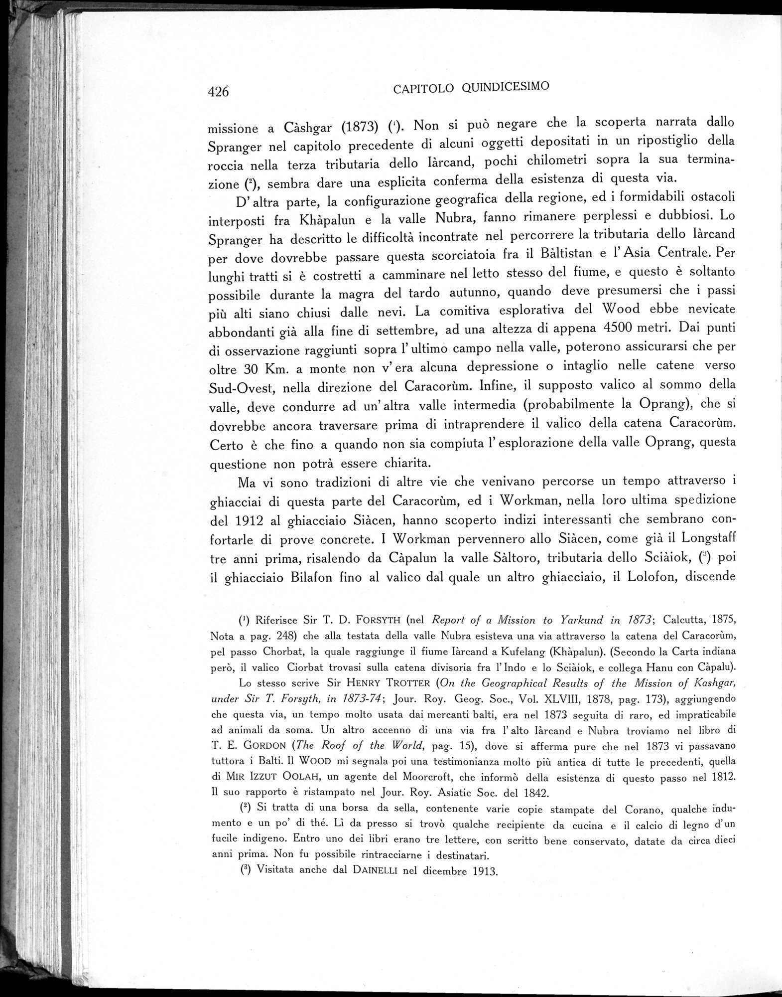 Storia della Spedizione Scientifica Italiana nel Himàlaia, Caracorùm e Turchestàn Cinese(1913-1914) : vol.1 / Page 506 (Grayscale High Resolution Image)