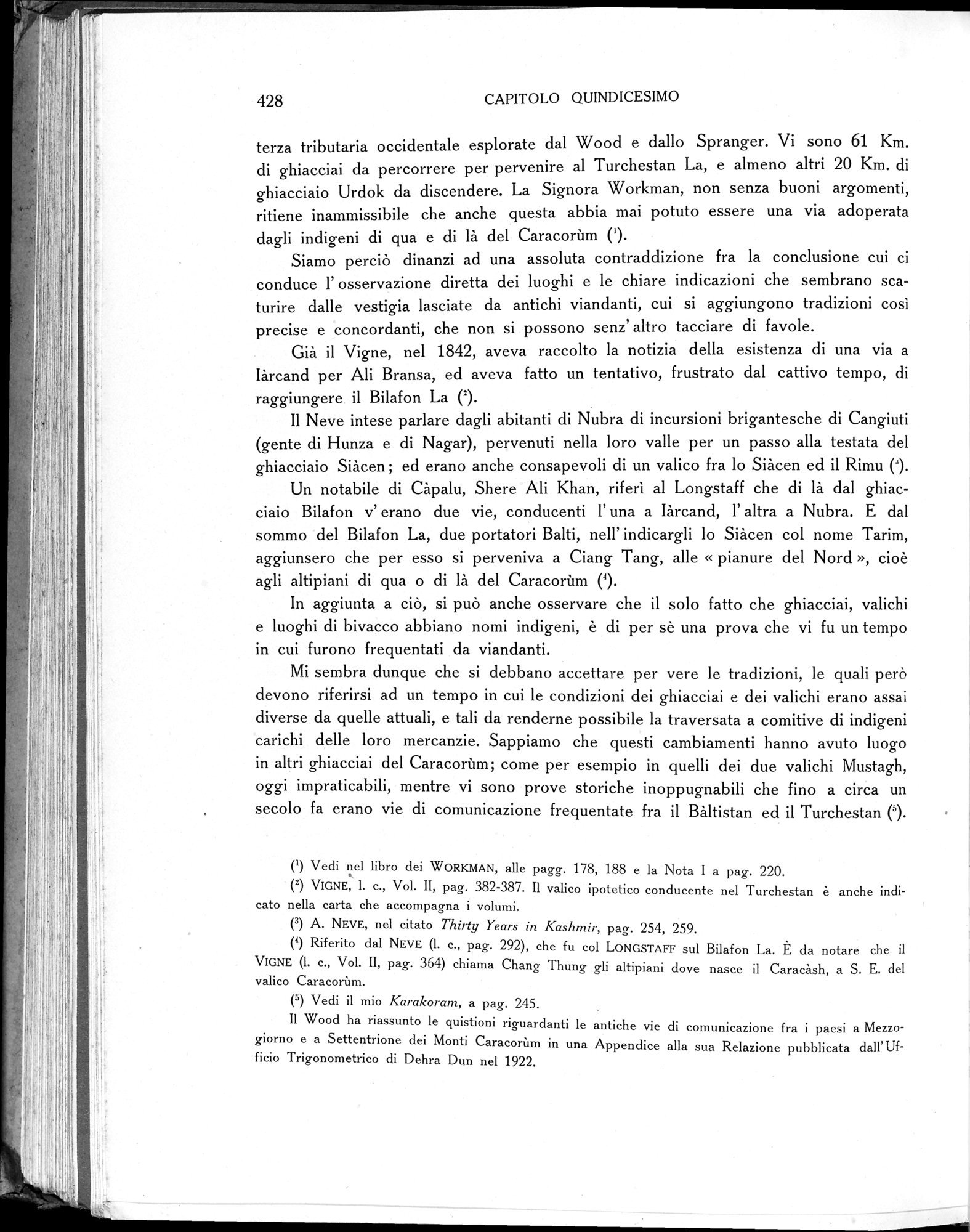 Storia della Spedizione Scientifica Italiana nel Himàlaia, Caracorùm e Turchestàn Cinese(1913-1914) : vol.1 / 508 ページ（白黒高解像度画像）