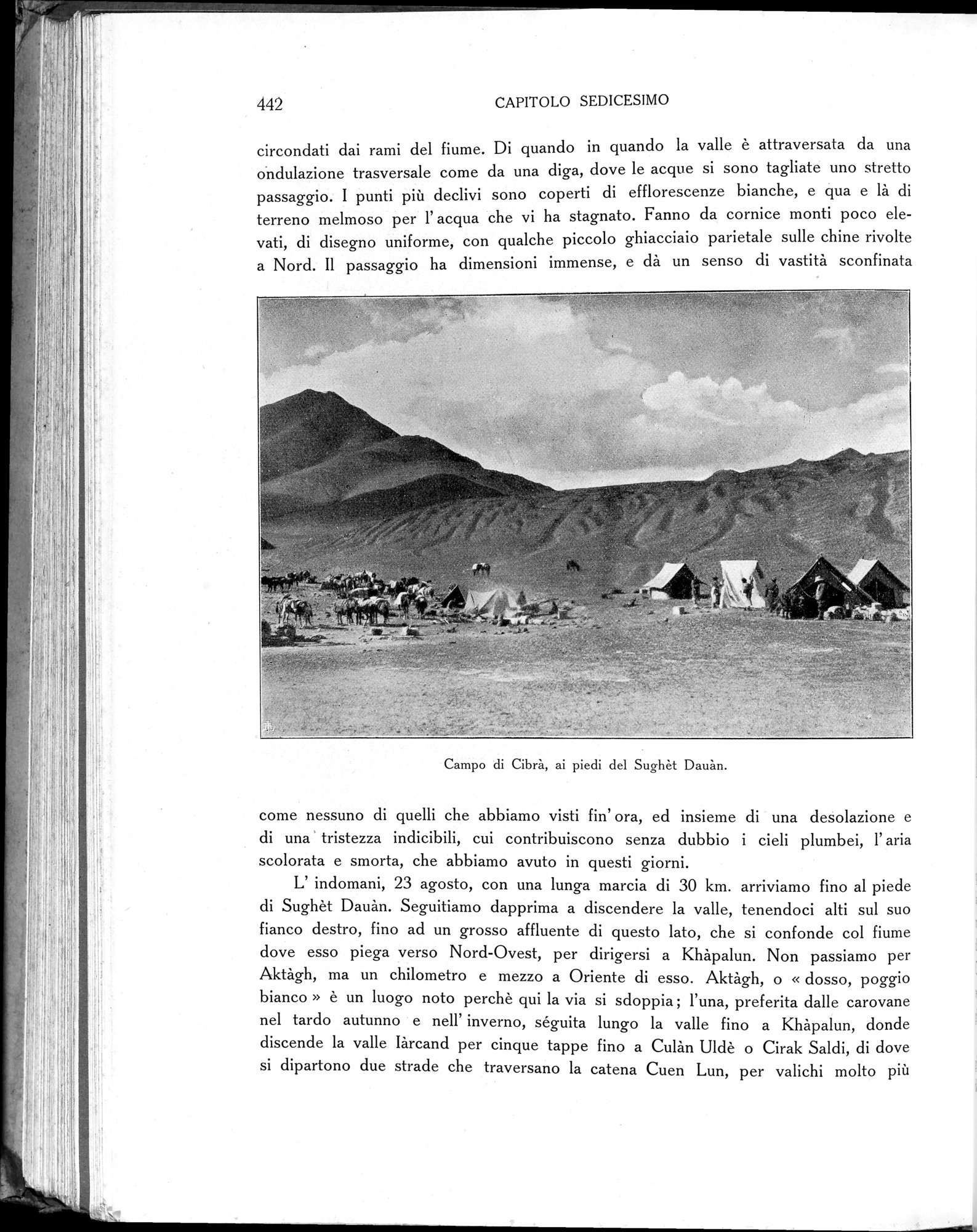 Storia della Spedizione Scientifica Italiana nel Himàlaia, Caracorùm e Turchestàn Cinese(1913-1914) : vol.1 / Page 522 (Grayscale High Resolution Image)