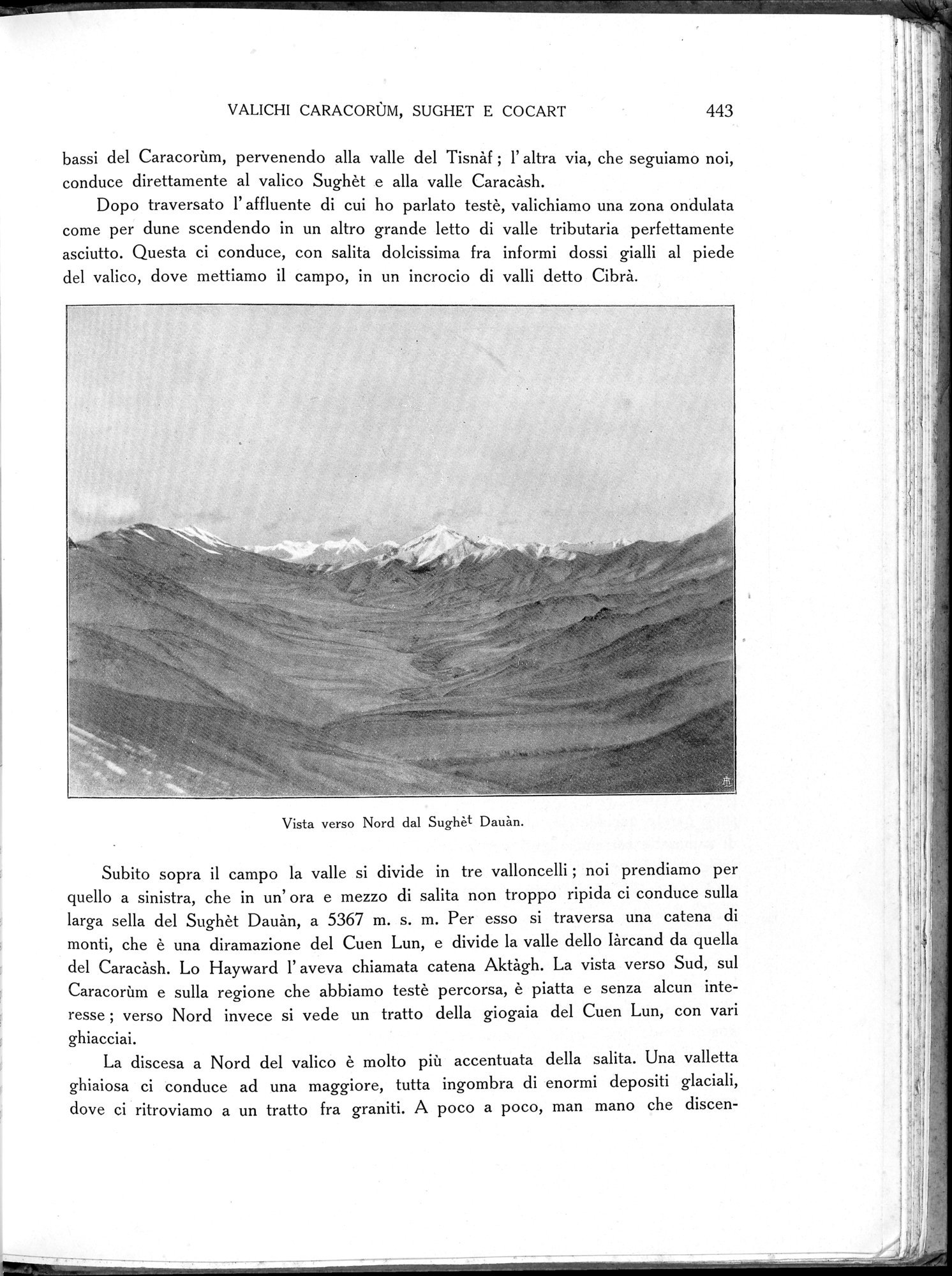 Storia della Spedizione Scientifica Italiana nel Himàlaia, Caracorùm e Turchestàn Cinese(1913-1914) : vol.1 / Page 523 (Grayscale High Resolution Image)