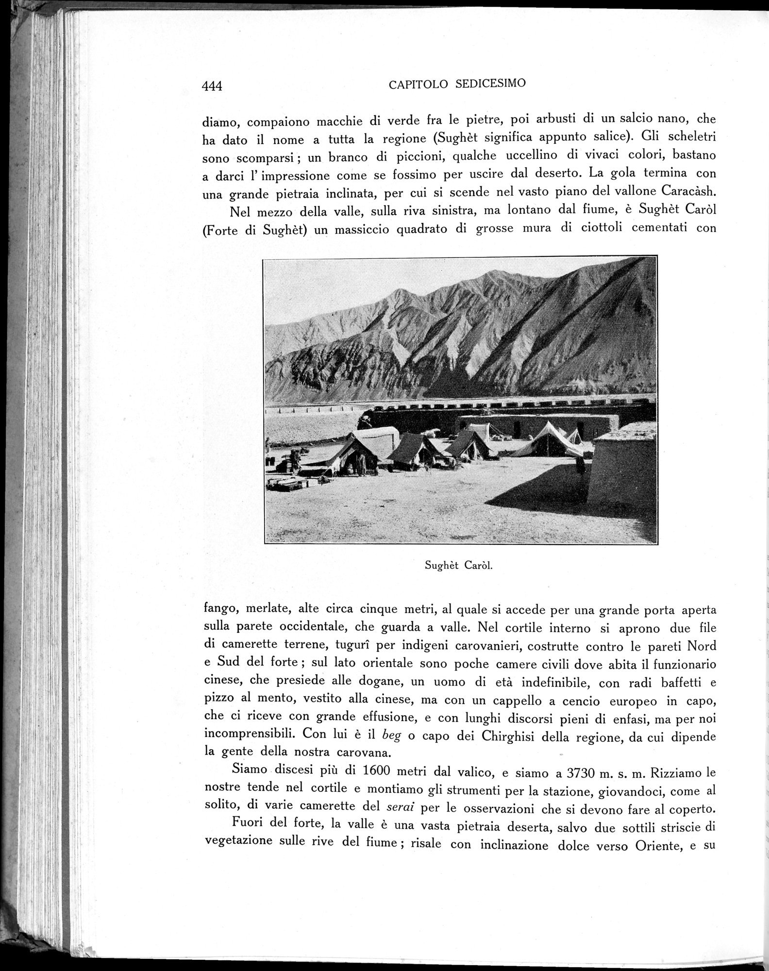 Storia della Spedizione Scientifica Italiana nel Himàlaia, Caracorùm e Turchestàn Cinese(1913-1914) : vol.1 / Page 524 (Grayscale High Resolution Image)
