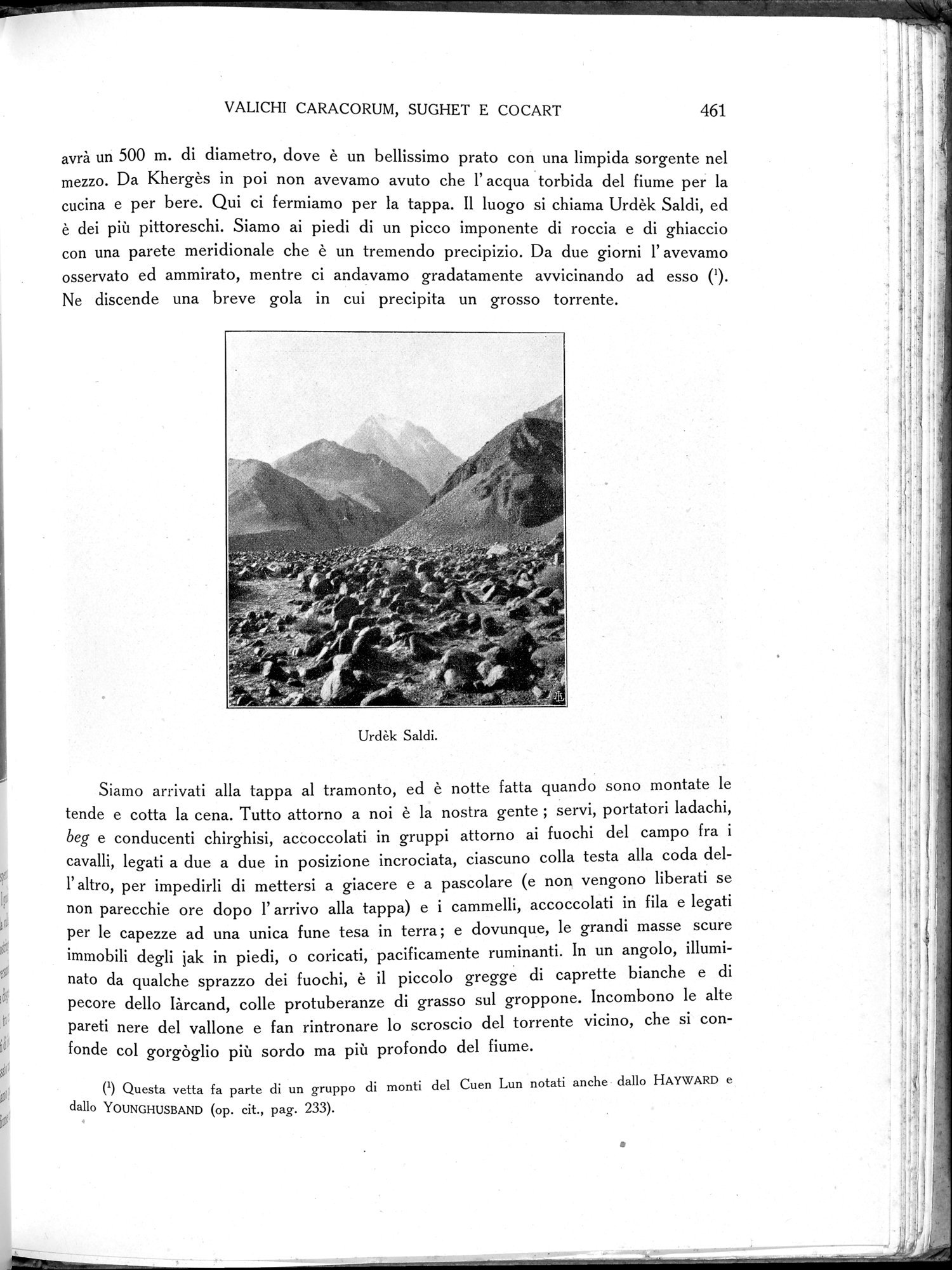 Storia della Spedizione Scientifica Italiana nel Himàlaia, Caracorùm e Turchestàn Cinese(1913-1914) : vol.1 / Page 541 (Grayscale High Resolution Image)