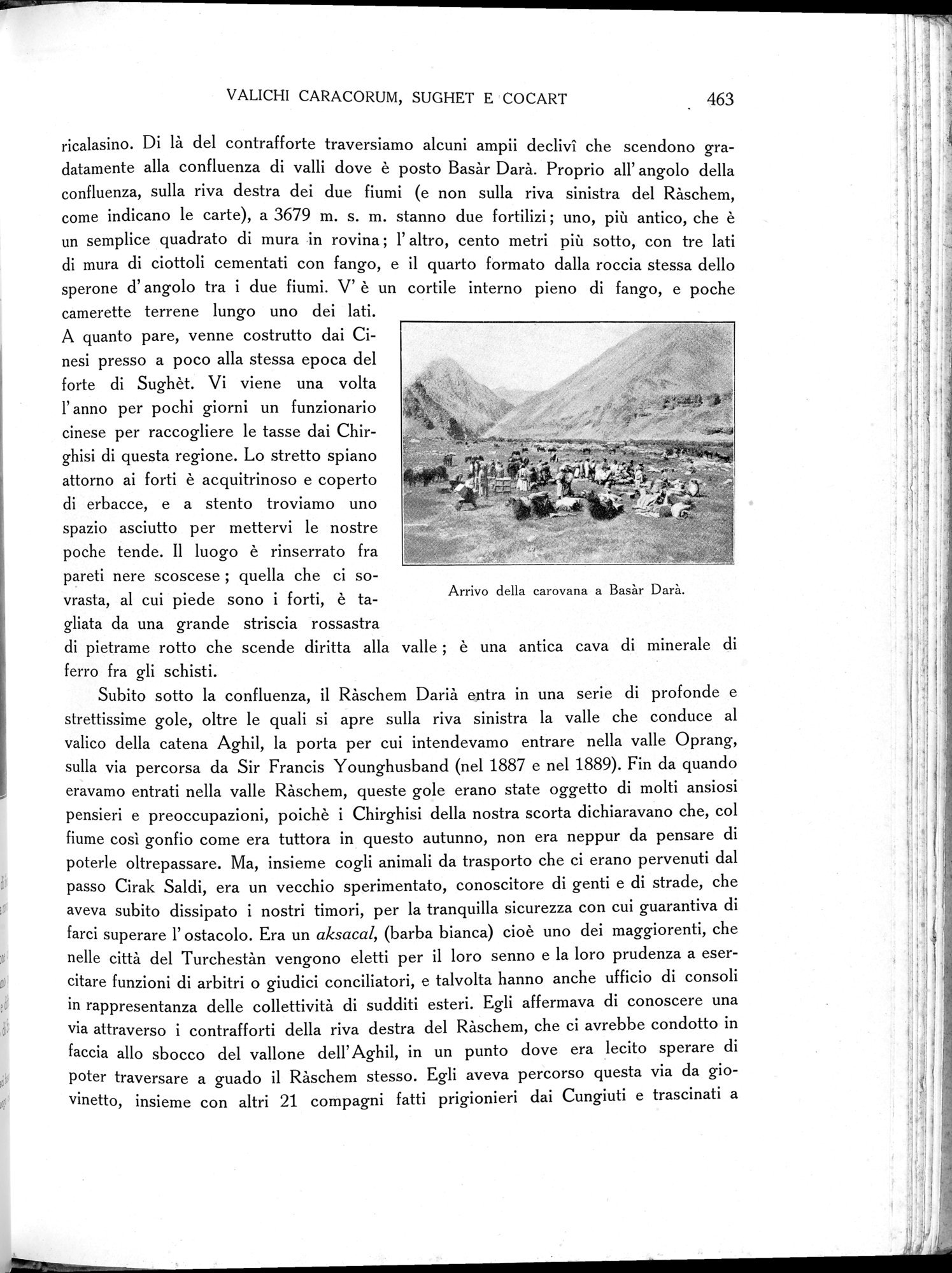 Storia della Spedizione Scientifica Italiana nel Himàlaia, Caracorùm e Turchestàn Cinese(1913-1914) : vol.1 / Page 543 (Grayscale High Resolution Image)