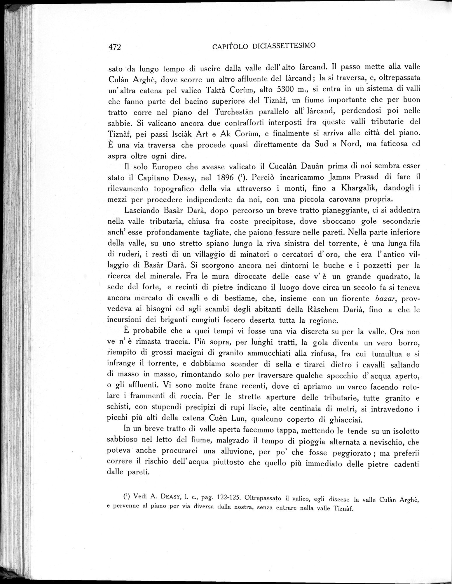 Storia della Spedizione Scientifica Italiana nel Himàlaia, Caracorùm e Turchestàn Cinese(1913-1914) : vol.1 / Page 556 (Grayscale High Resolution Image)