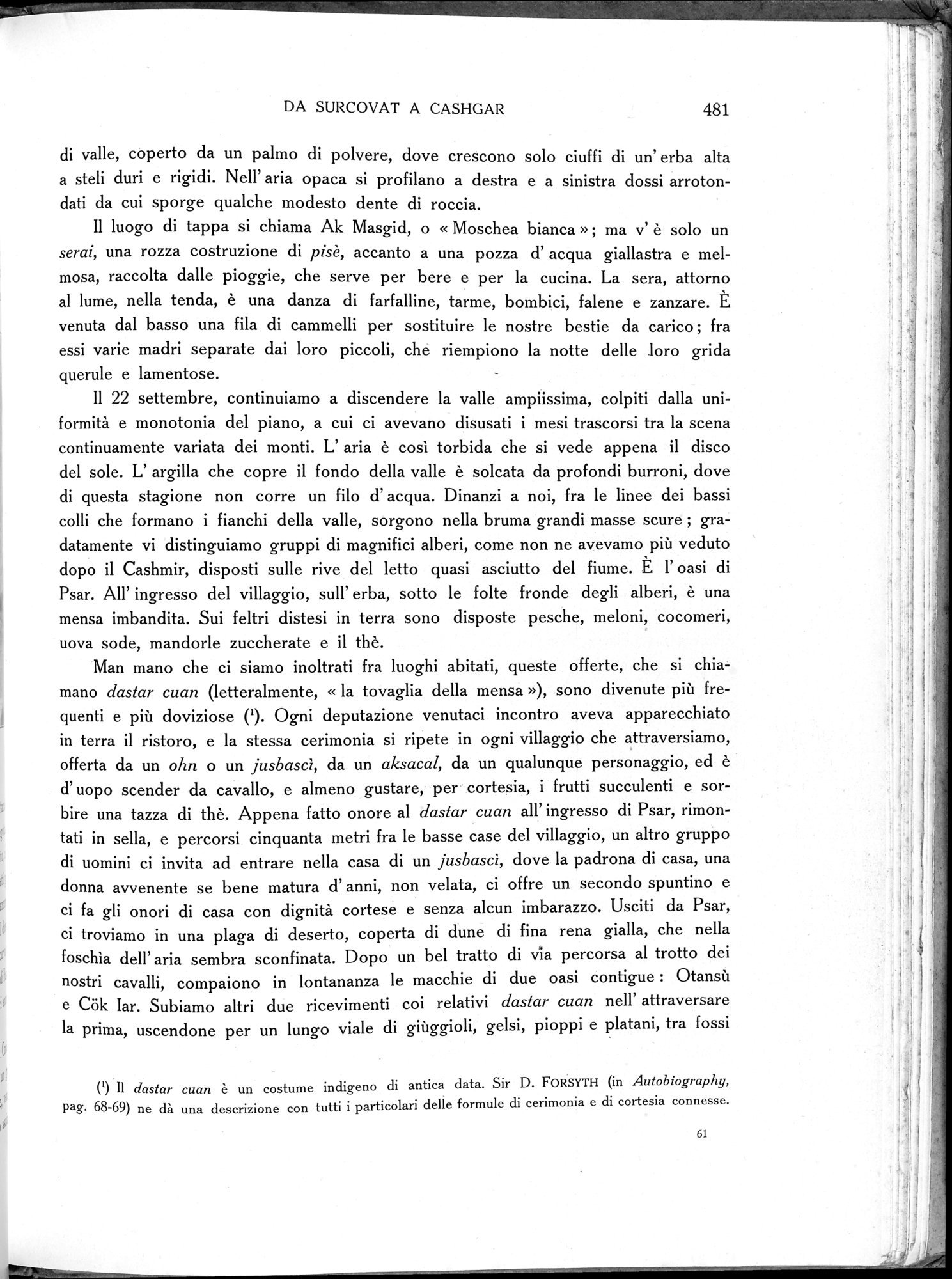 Storia della Spedizione Scientifica Italiana nel Himàlaia, Caracorùm e Turchestàn Cinese(1913-1914) : vol.1 / Page 565 (Grayscale High Resolution Image)