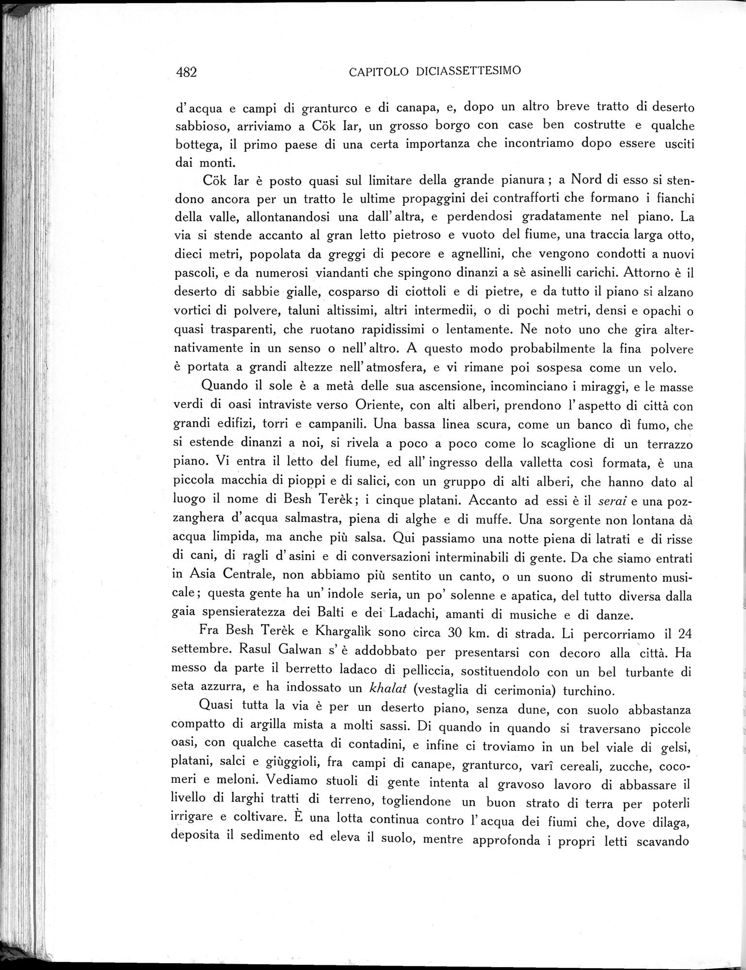 Storia della Spedizione Scientifica Italiana nel Himàlaia, Caracorùm e Turchestàn Cinese(1913-1914) : vol.1 / Page 566 (Grayscale High Resolution Image)