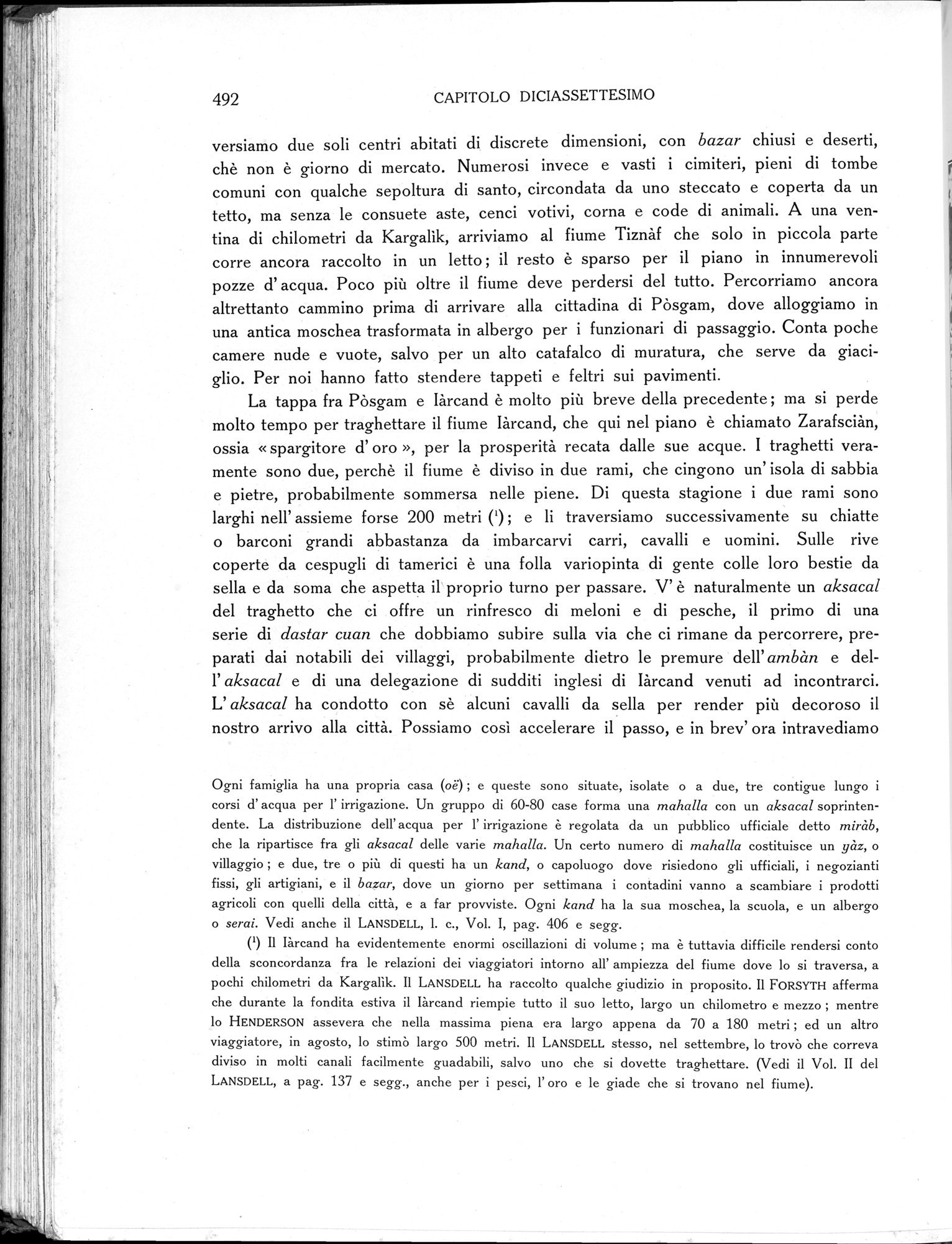 Storia della Spedizione Scientifica Italiana nel Himàlaia, Caracorùm e Turchestàn Cinese(1913-1914) : vol.1 / 576 ページ（白黒高解像度画像）